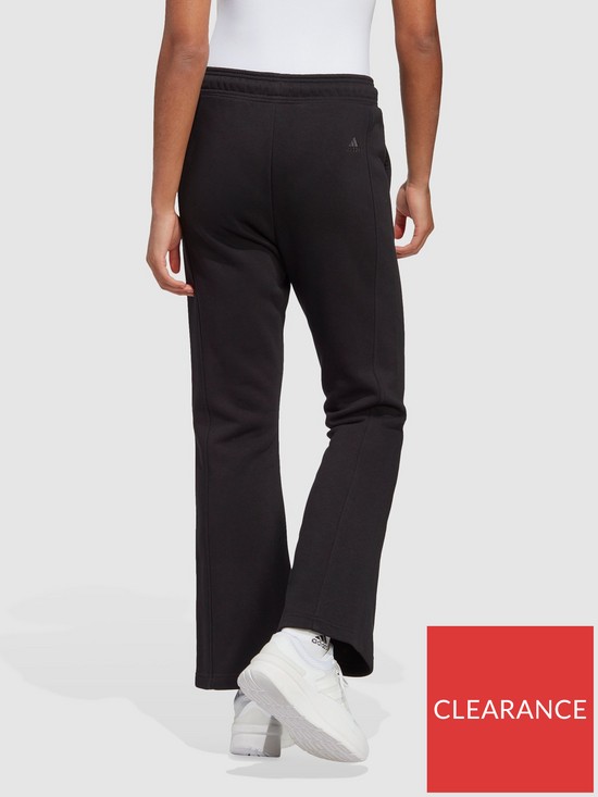 stillFront image of adidas-all-szn-graphic-wide-leg-pant-black