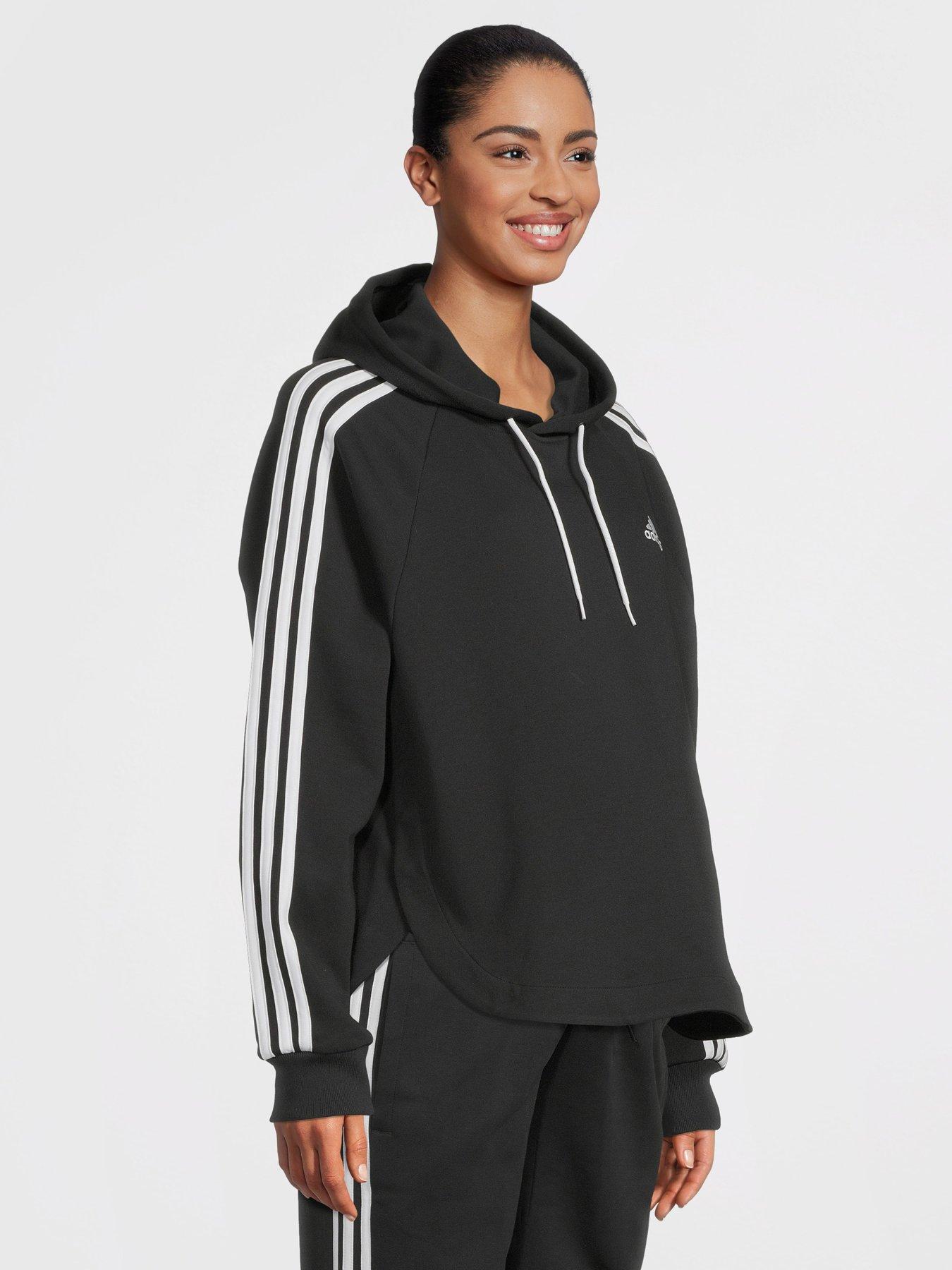 adidas Sportswear Maternity Hoodie Black/White very.co.uk