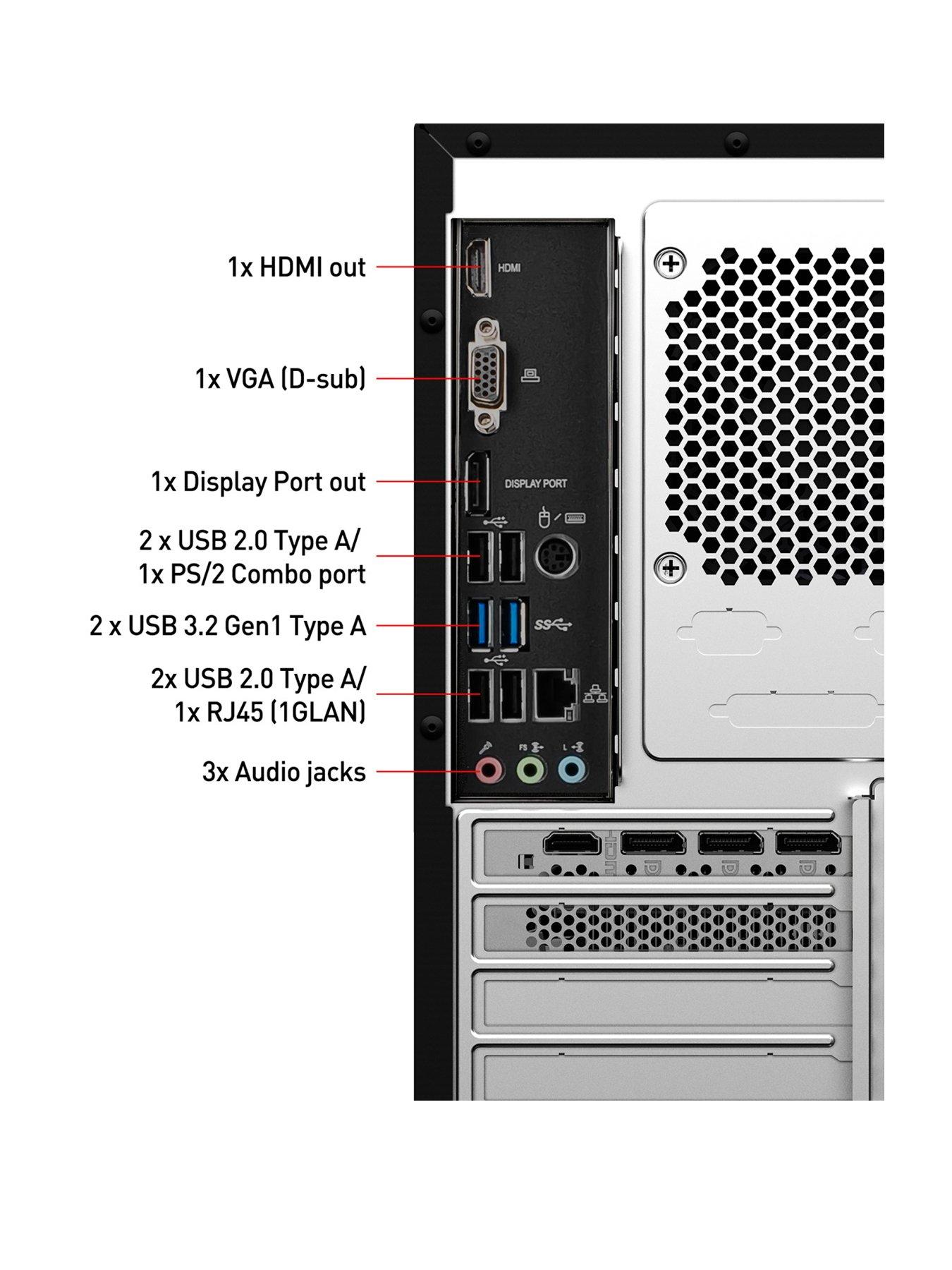 Msi Infinite S3 11tg 068uk Gaming Pc Intel Core I5 f Rtx 3060 Ti 16gb Ram 512gb Ssd Very Co Uk