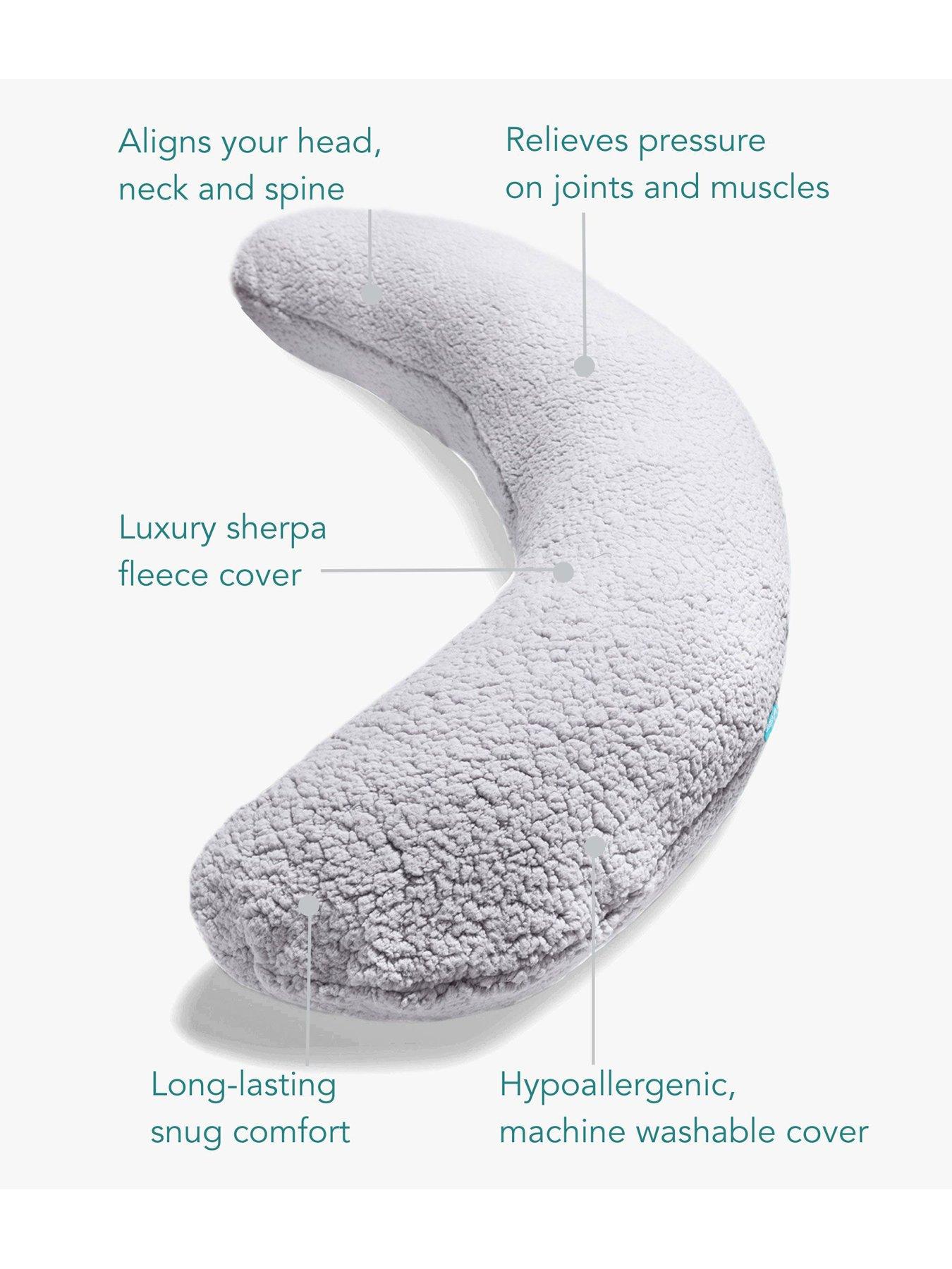 Image 5 of 5 of Kally Sleep Kally Fleece Body Pillow - Grey