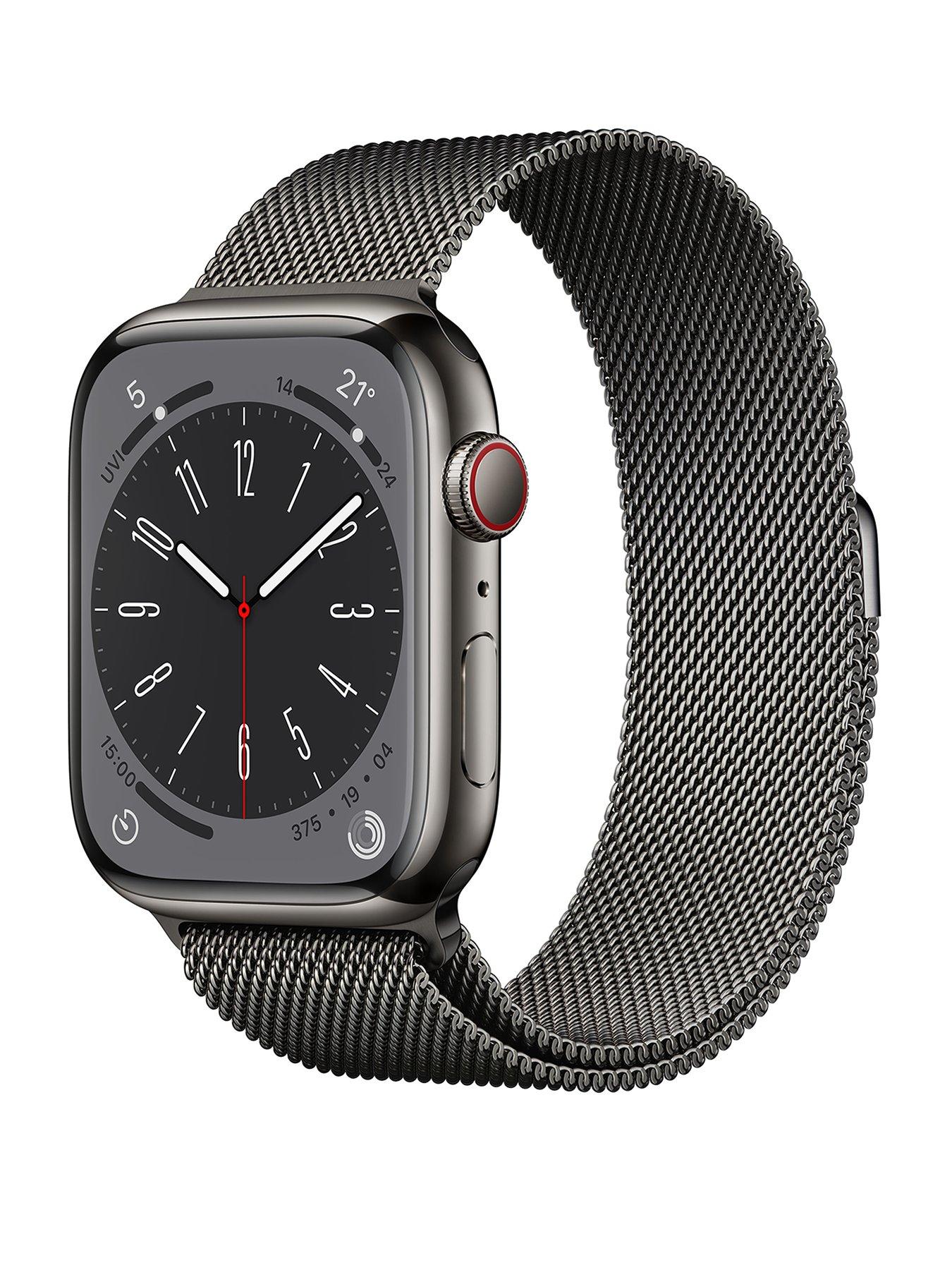 graphite stainless apple watch