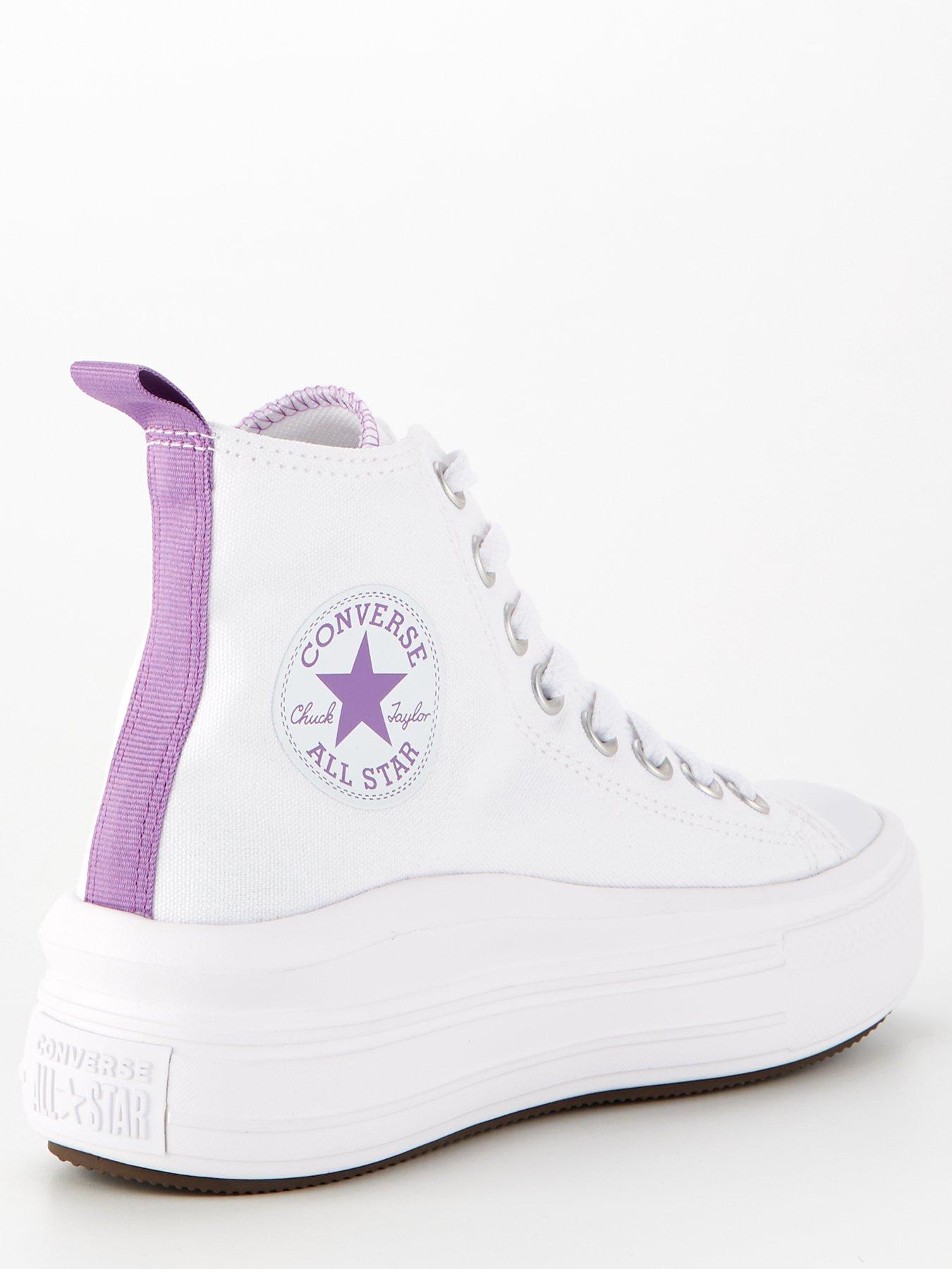 Womens purple 2024 converse trainers