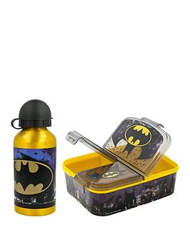 Product photograph of Batman Lunch Box Amp Water Bottle from very.co.uk
