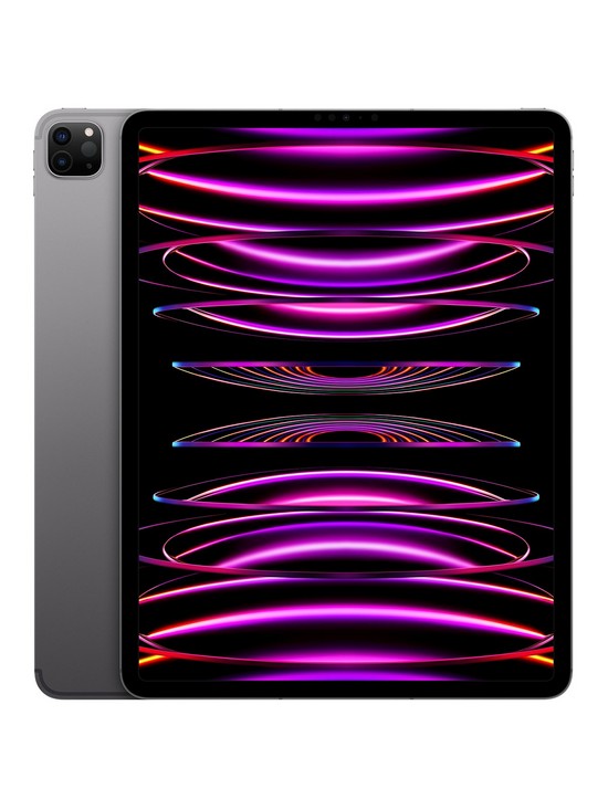 front image of apple-ipad-pro-6th-gen-2022-128gb-wi-fi-amp-cellular-129-inch-space-grey