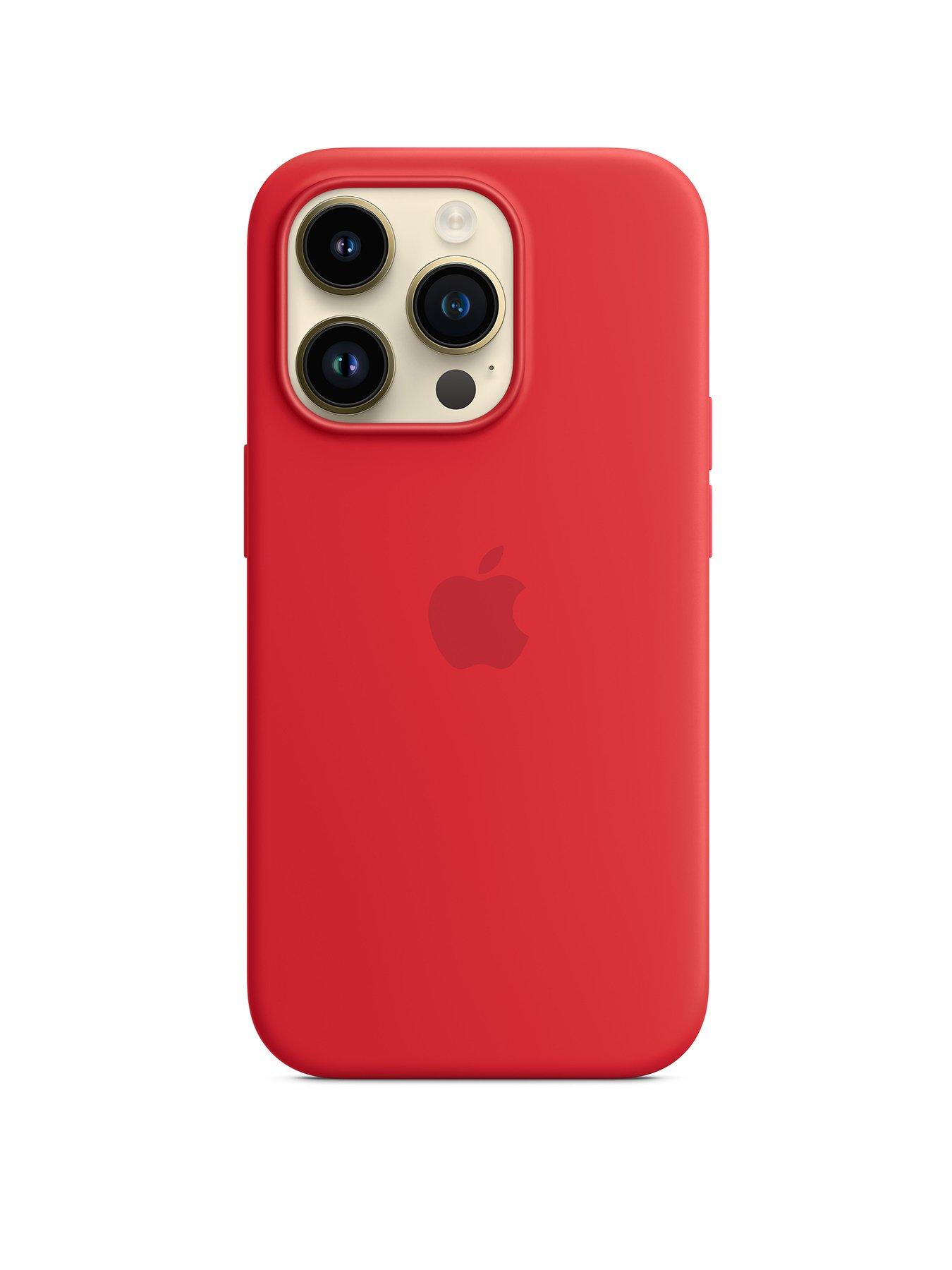 Apple iPhone 14 Pro Silicone Case with MagSafe - (PRODUCT)RED | very.co.uk