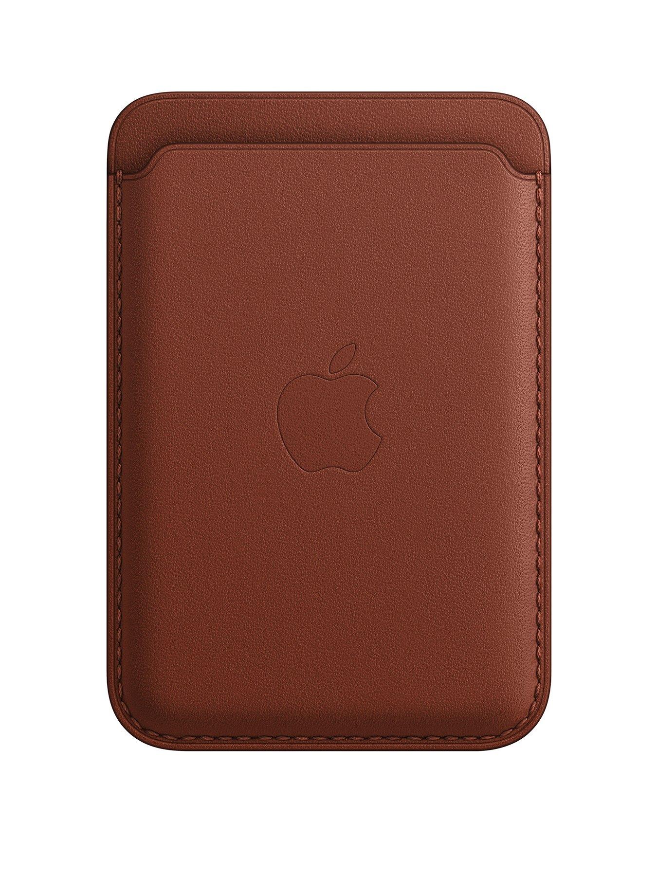 Apple iPhone Leather Wallet with MagSafe Umber MPPX3ZM/A - Best Buy