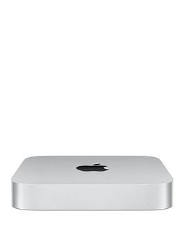 apple mac mini (m2, 2023) with 8-core cpu and 10-core gpu, 256gb ssd - silver - mac mini only