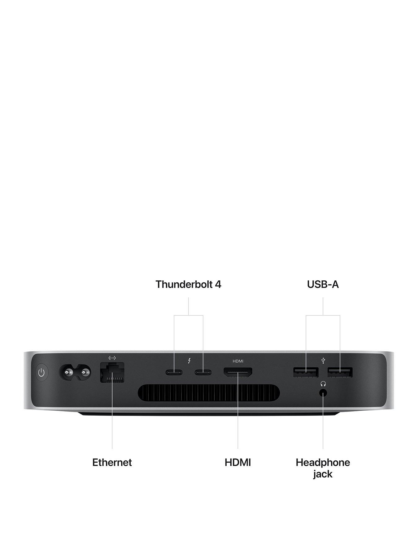 Image 3 of 7 of Apple Mac mini (M2, 2023)&nbsp;with 8-core CPU and 10-core GPU, 512Gb SSD - Silver