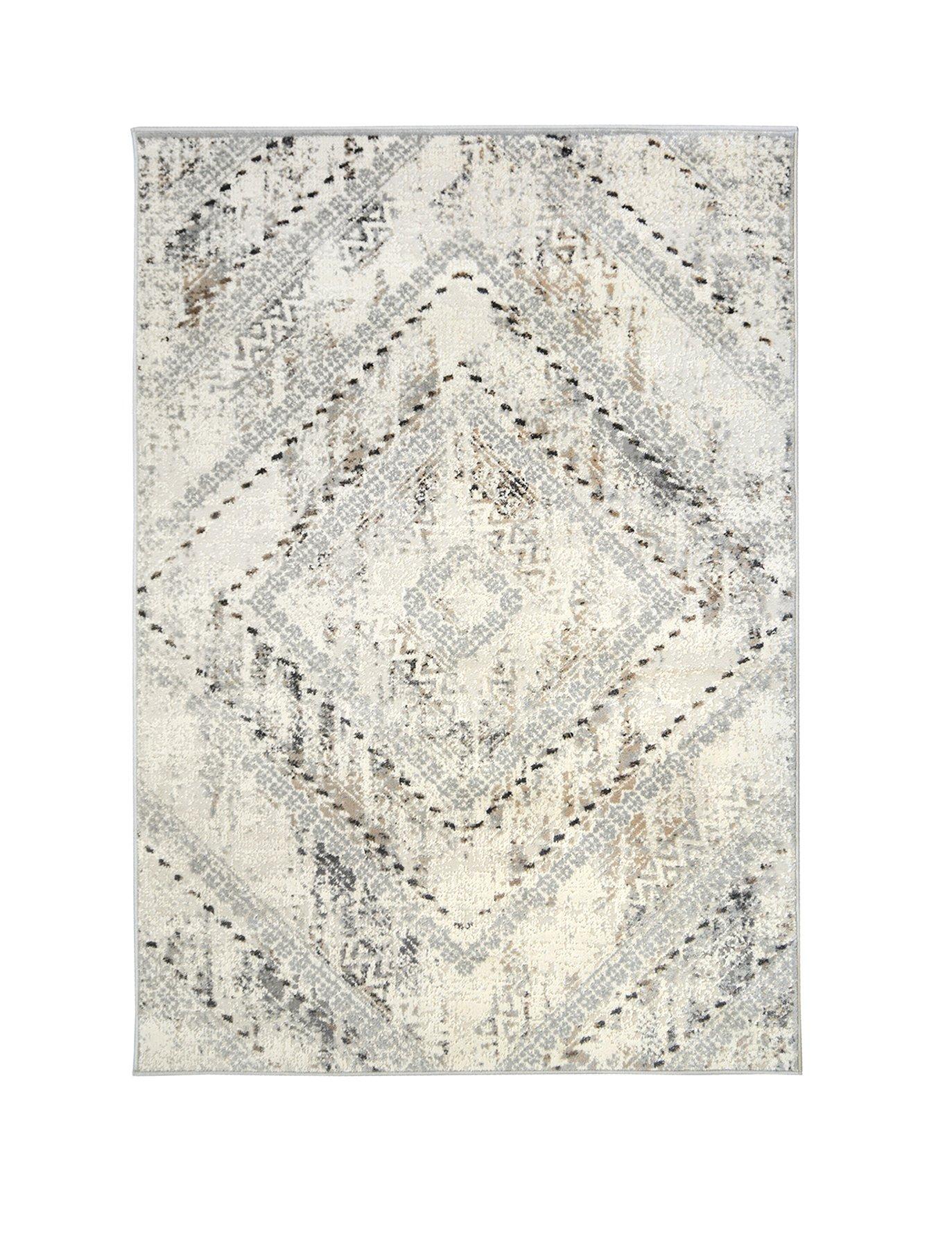 Product photograph of Abstract Diamonds Rug 80x150 from very.co.uk