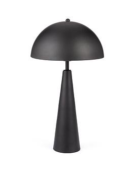 Product photograph of Half Dome Metal Spun Table Lamp from very.co.uk