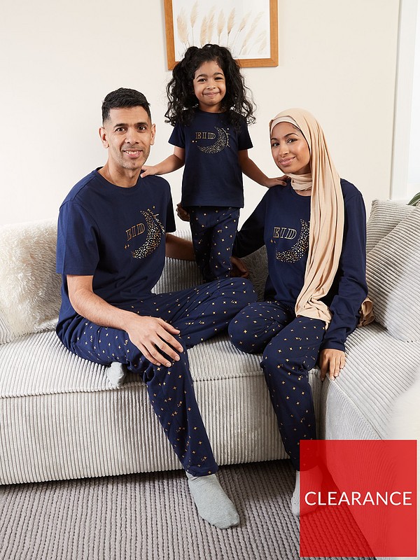 V by Very Eid Family Ladies Pyjama Set - Navy