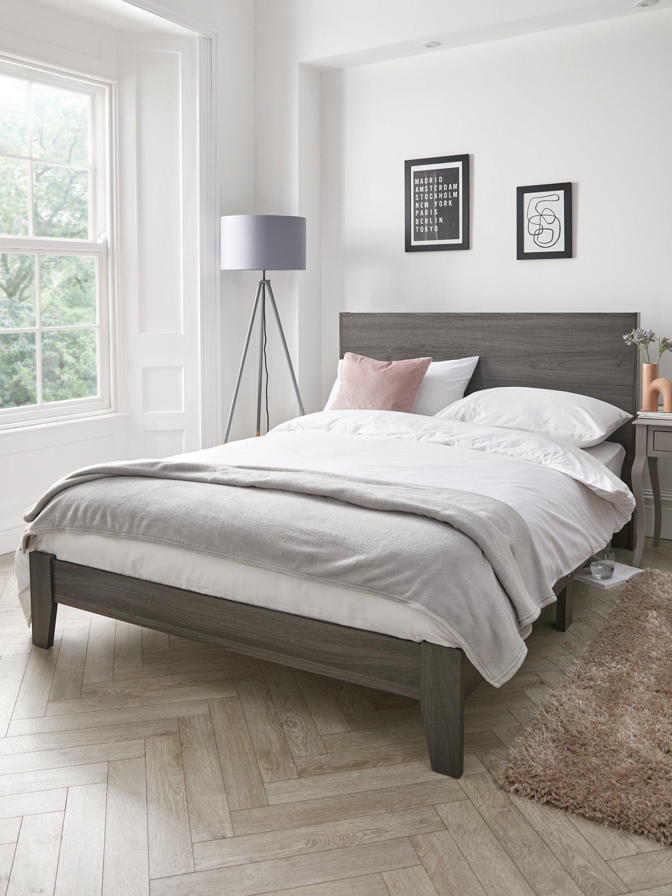 Product photograph of Very Home Camberley Bed With Mattress Options Buy And Save - Bed Frame Only from very.co.uk