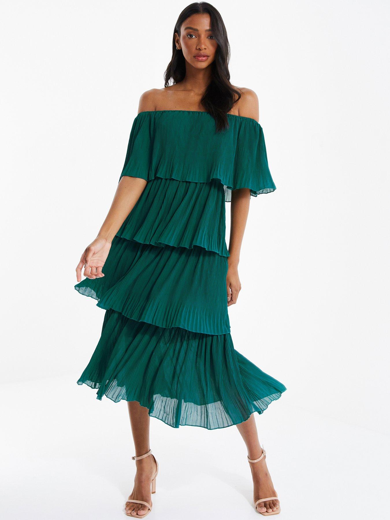 Green bardot 2025 dress quiz