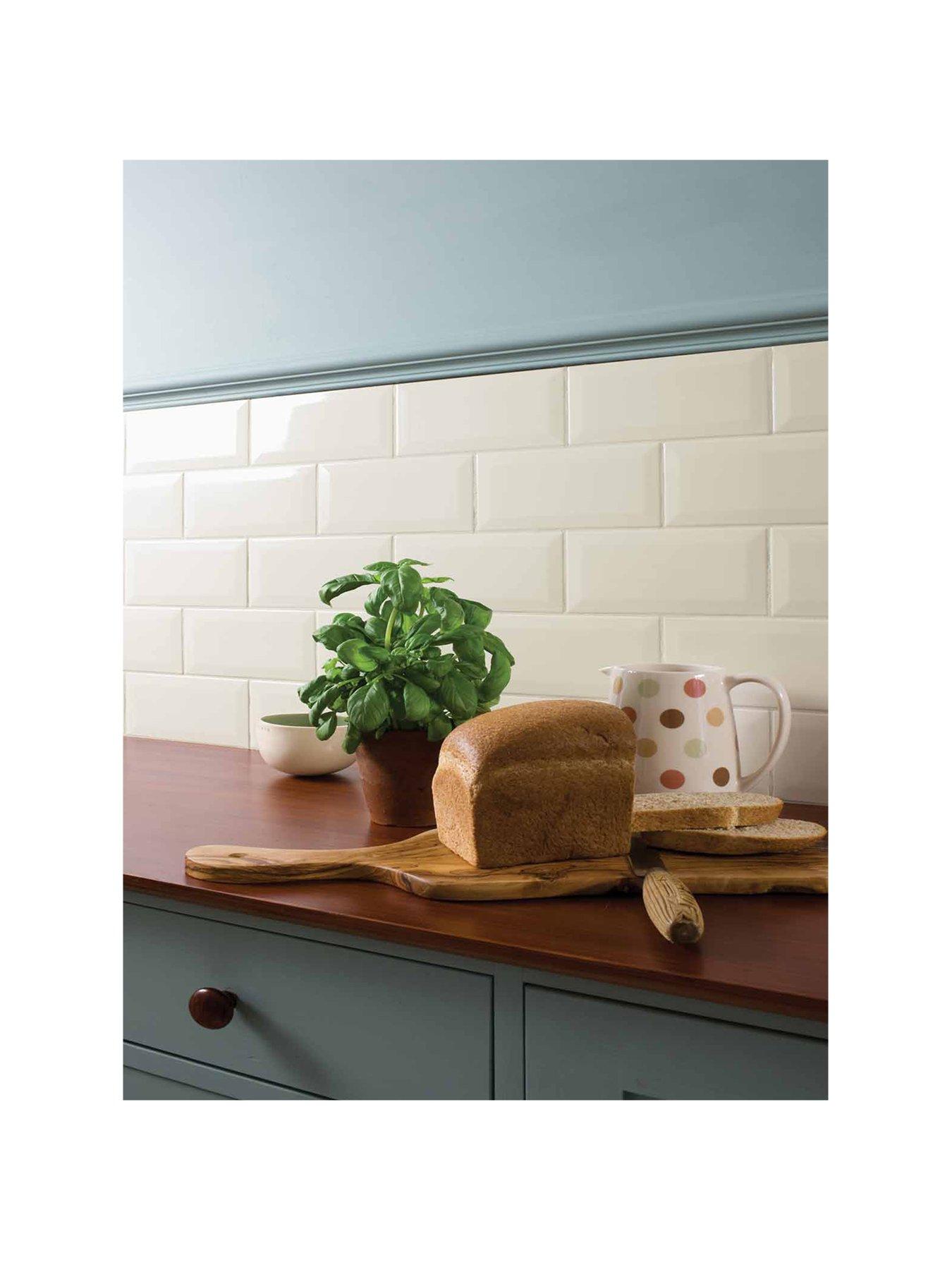 Topps Tiles Metro Bone 10cm x 20cm (Box of 25 Tiles) very.co.uk