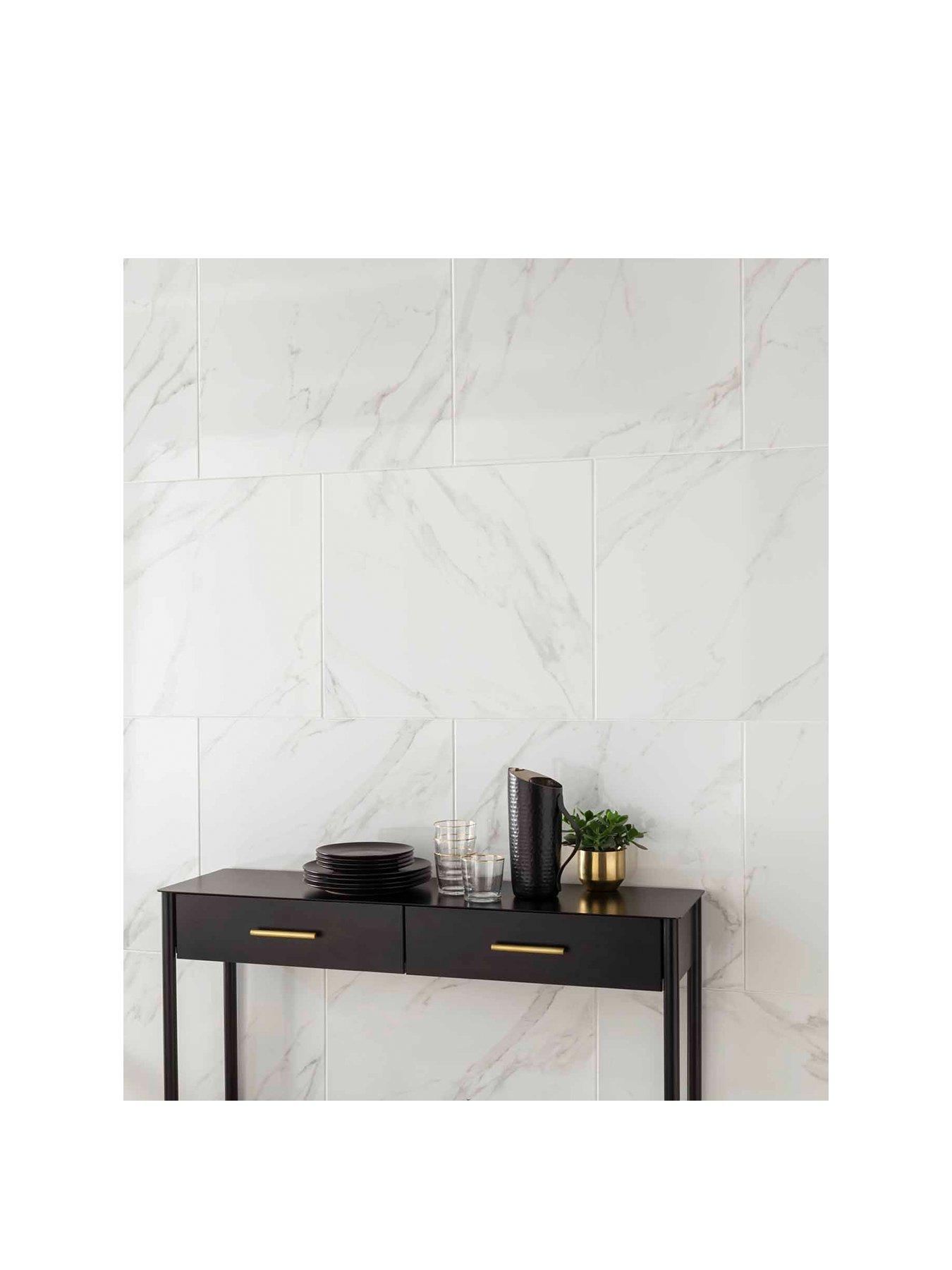 Product photograph of Topps Tiles Calacatta 60x60 from very.co.uk