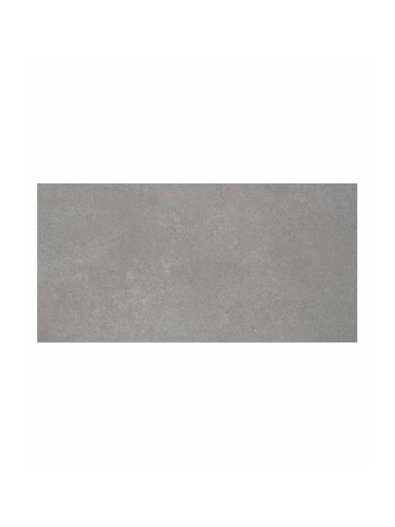 Topps Tiles Everscape Fossil 45 x 90 cm Outdoor Tiles in Grey Pack of