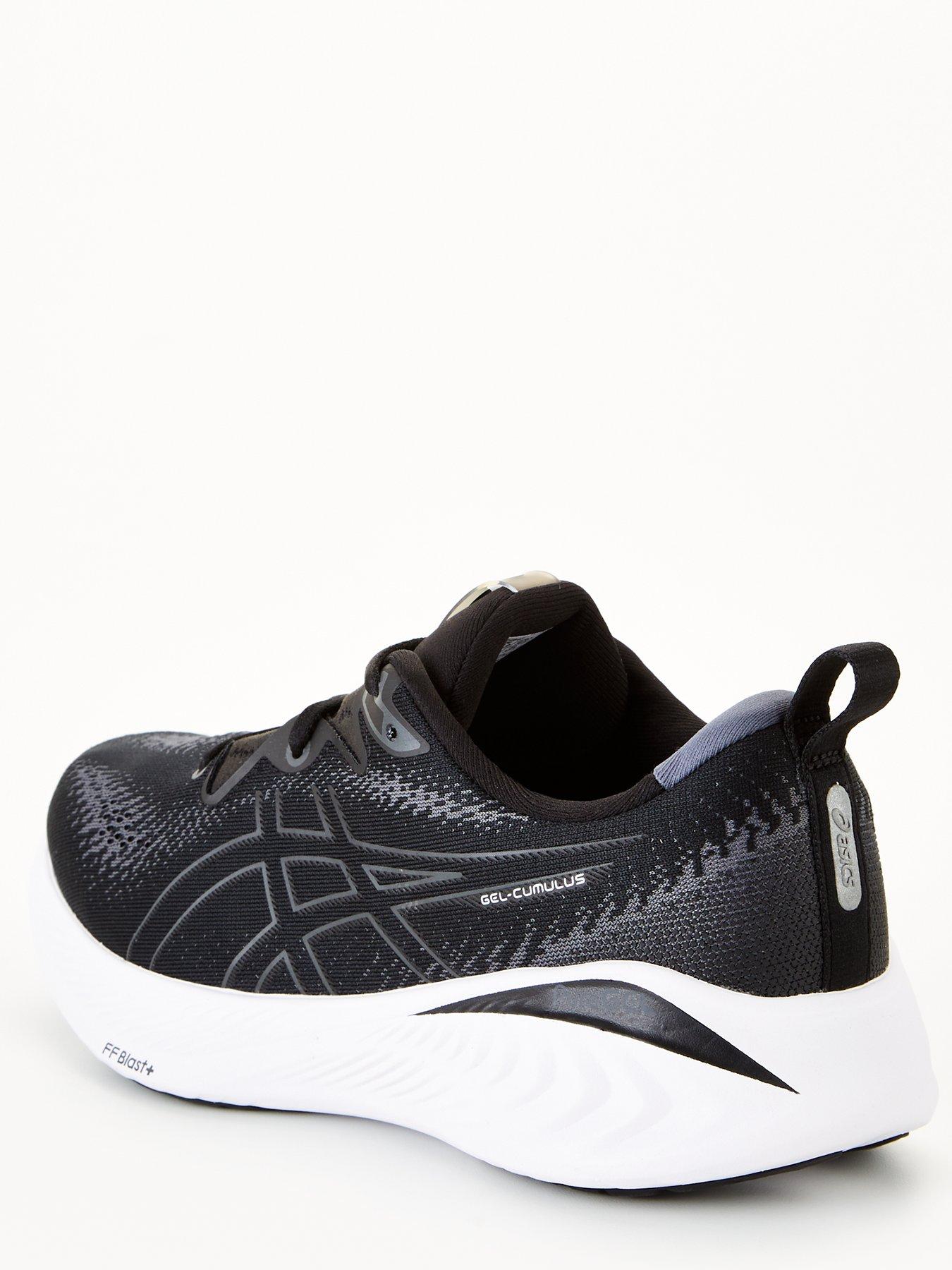 Asics gel cumulus hot sale 20 black white