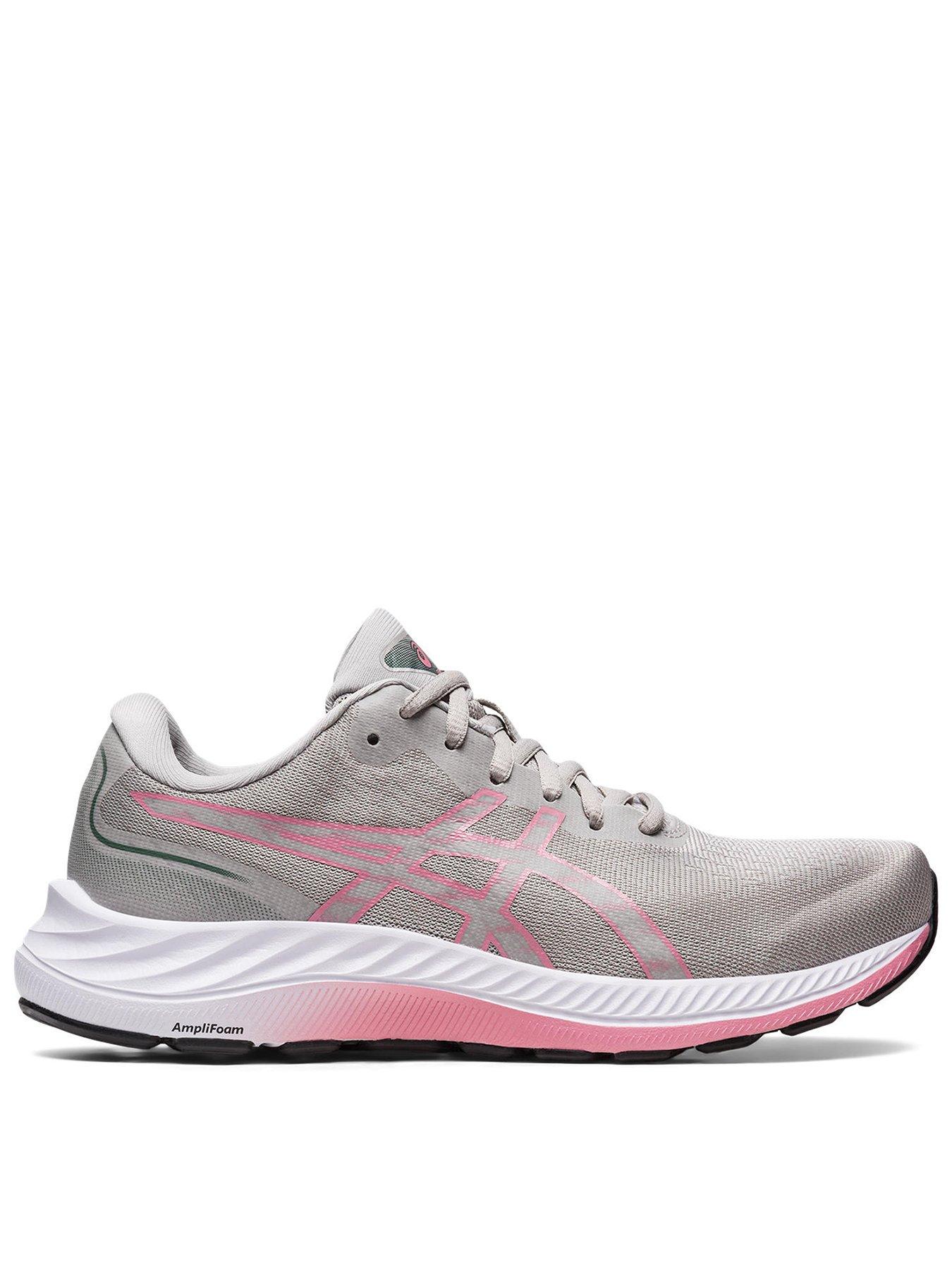 Grey store asics trainers