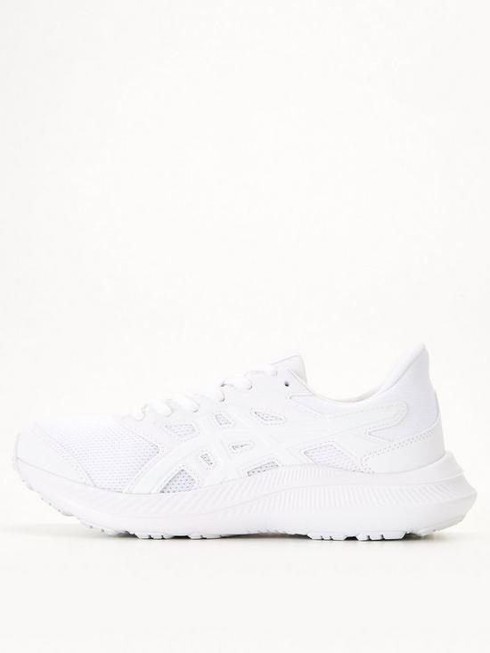 front image of asics-womens-jolt-4-running-trainers-white