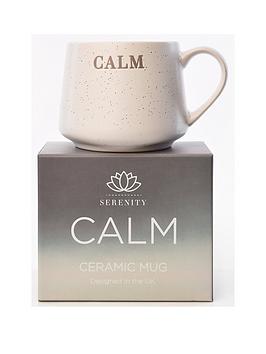 Product photograph of Sophia Serenity Debossed Mug - Calm from very.co.uk