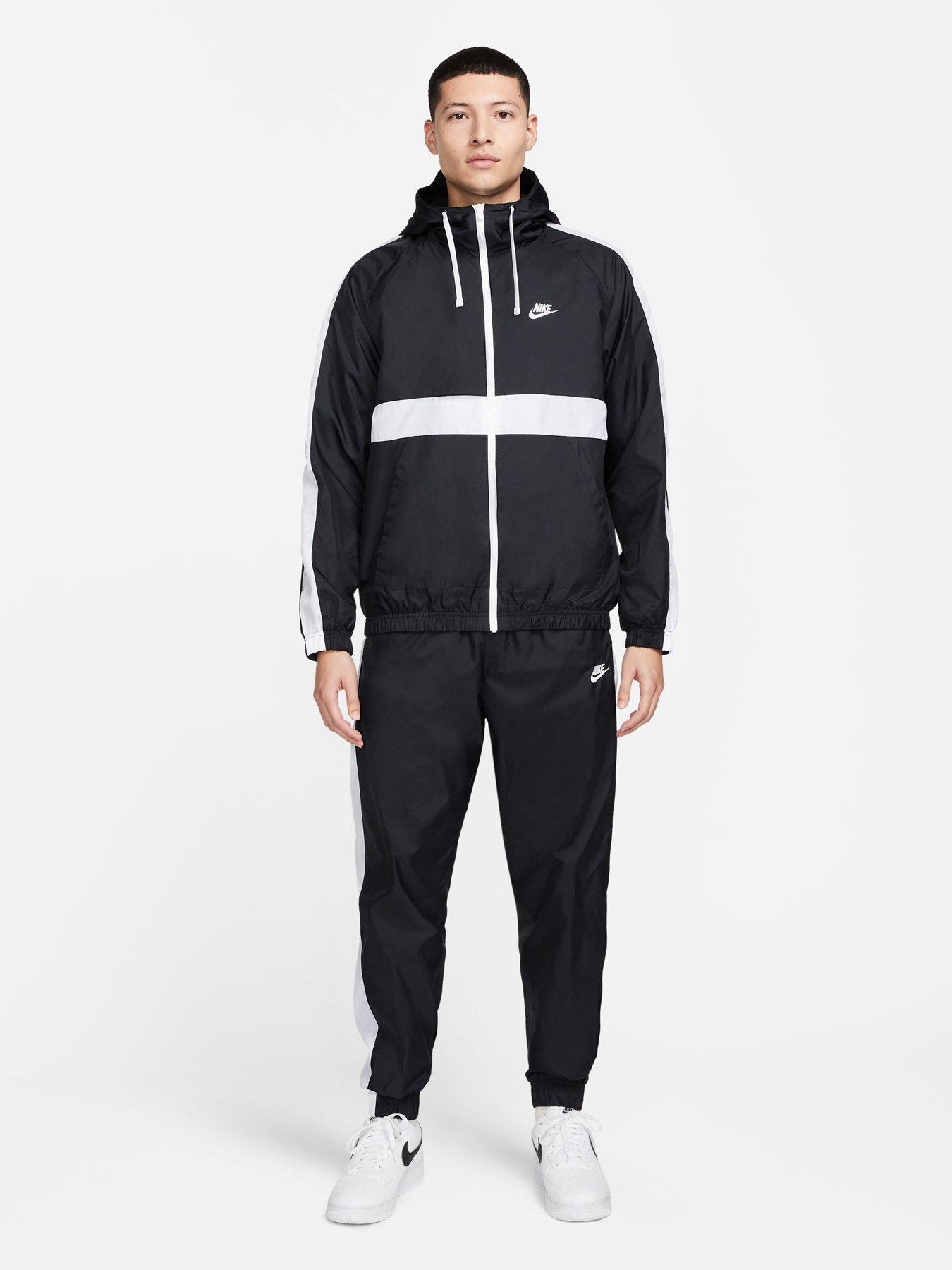 nike woven hooded tracksuit