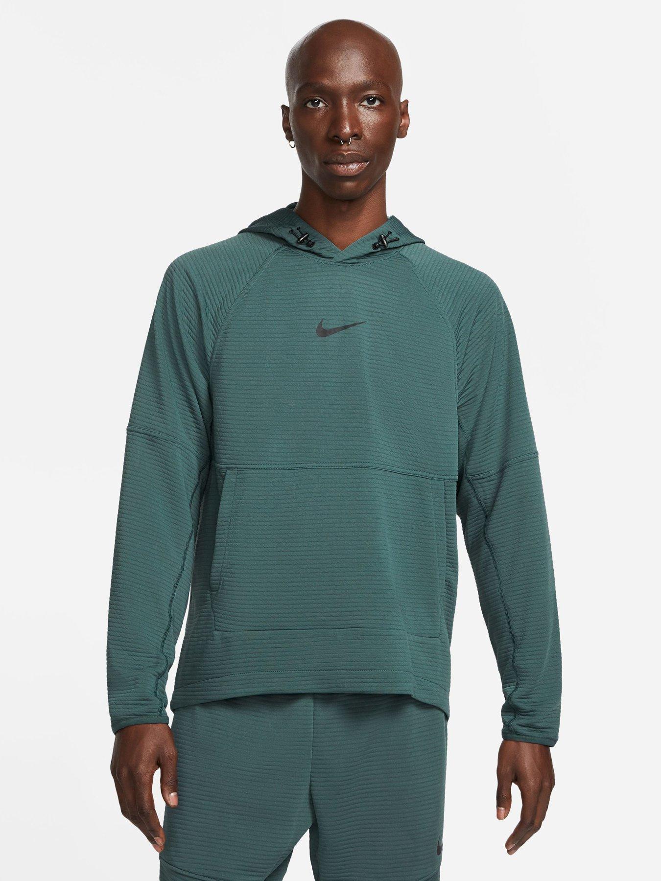 Nike Train Pro Swoosh Pullover Hoodie - Dark Green