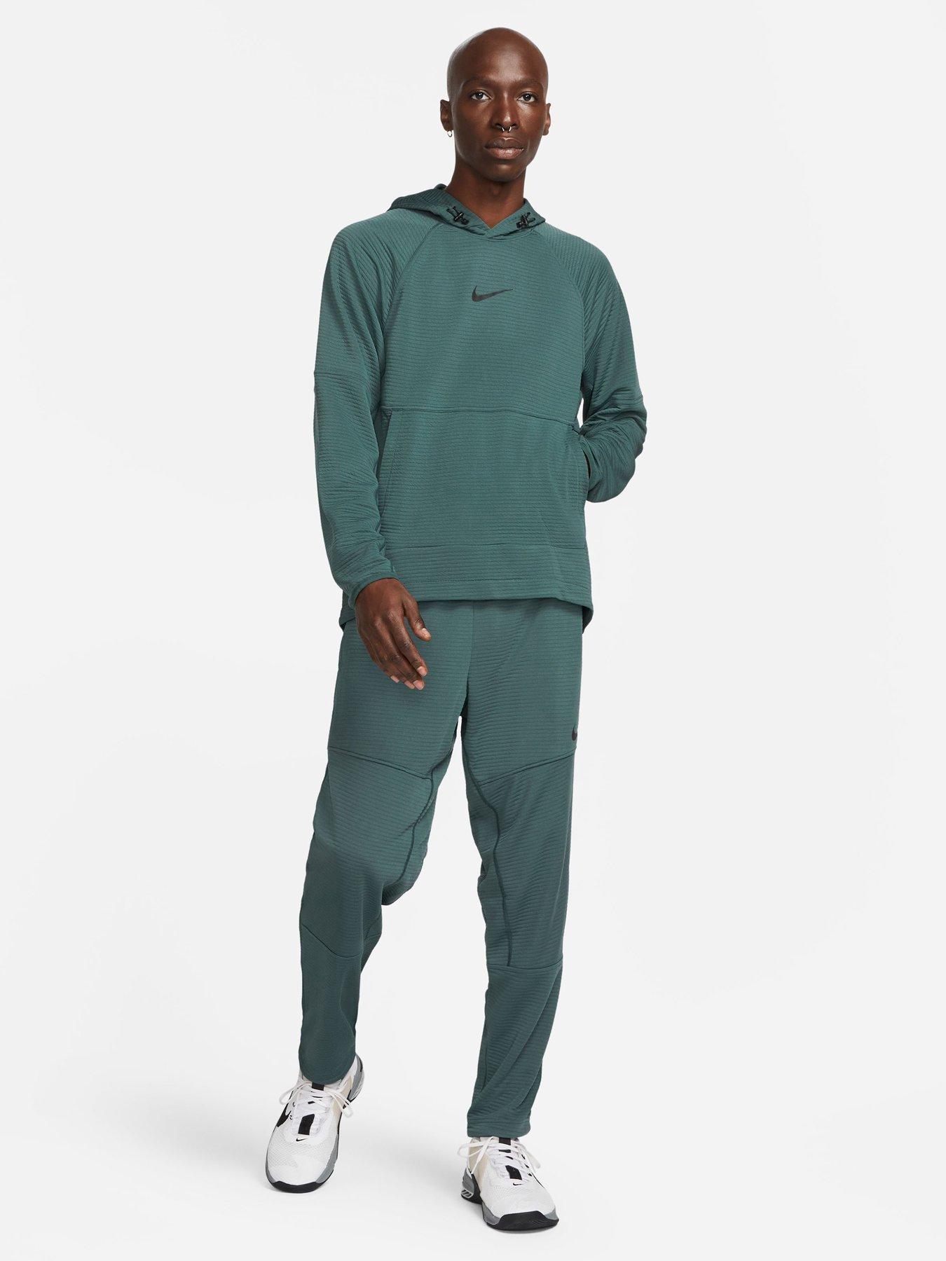 Nike dark hot sale green tracksuit