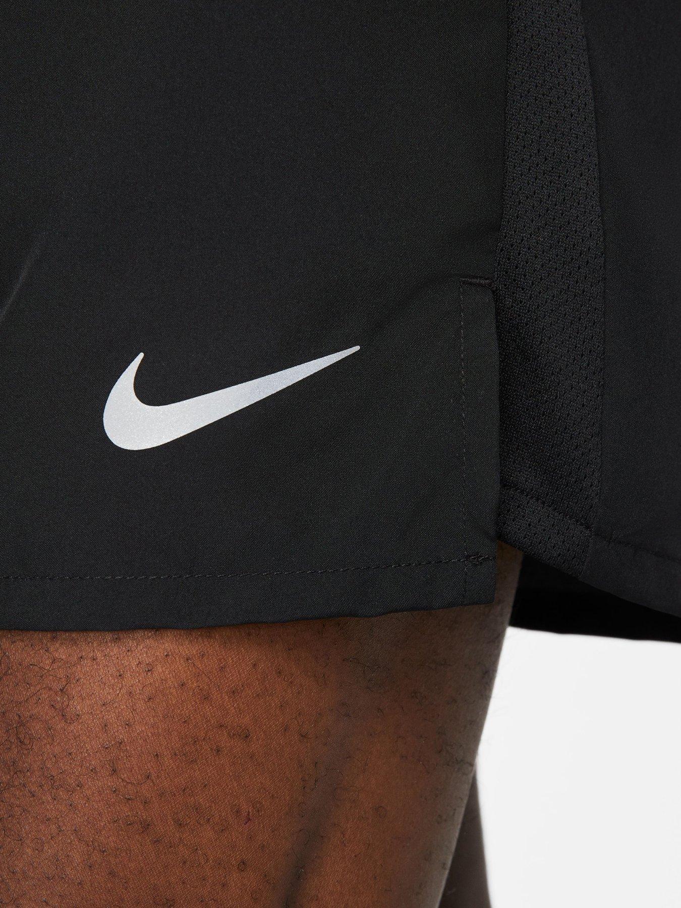 Nike Run Challenger Dri Fit 5inch Brief Lined Short - Black | Very.co.uk