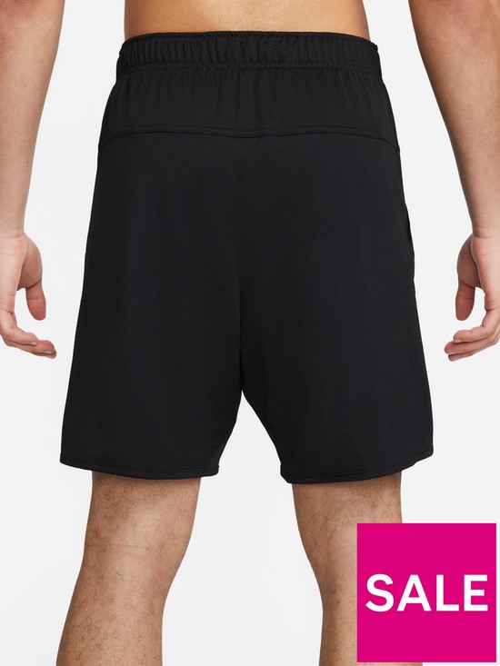 stillFront image of nike-train-totality-7-inch-unlined-knit-shorts-black