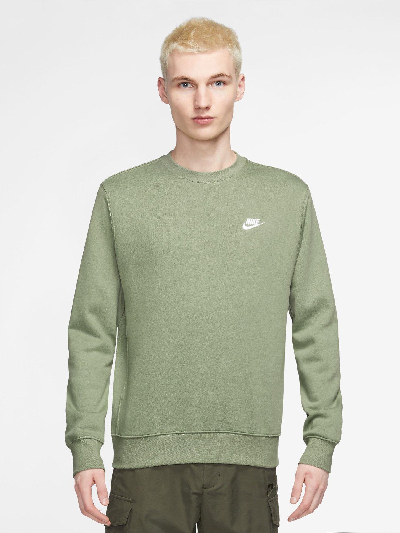 Nike NSW Club Fleece Crew Sweat Green very