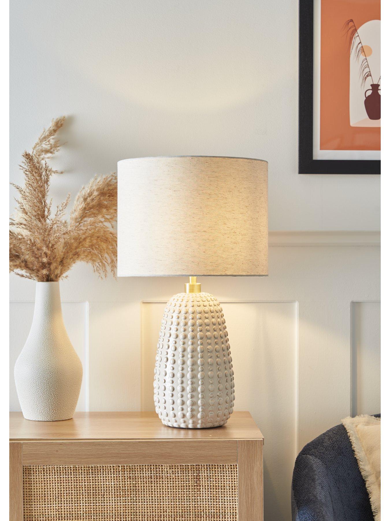 The Very Collection Casa Dot Table Lamp - Nude