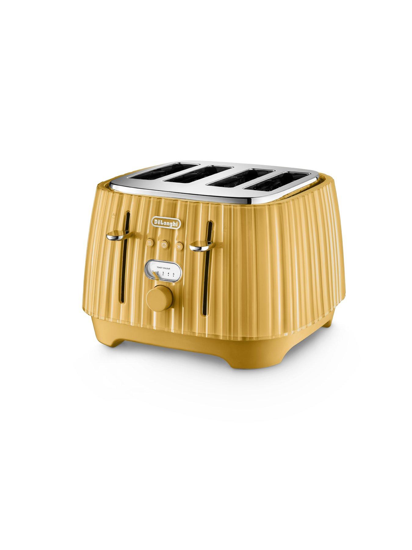 DeLonghi Ballerina 4Slice Toaster Yellow Very.co.uk