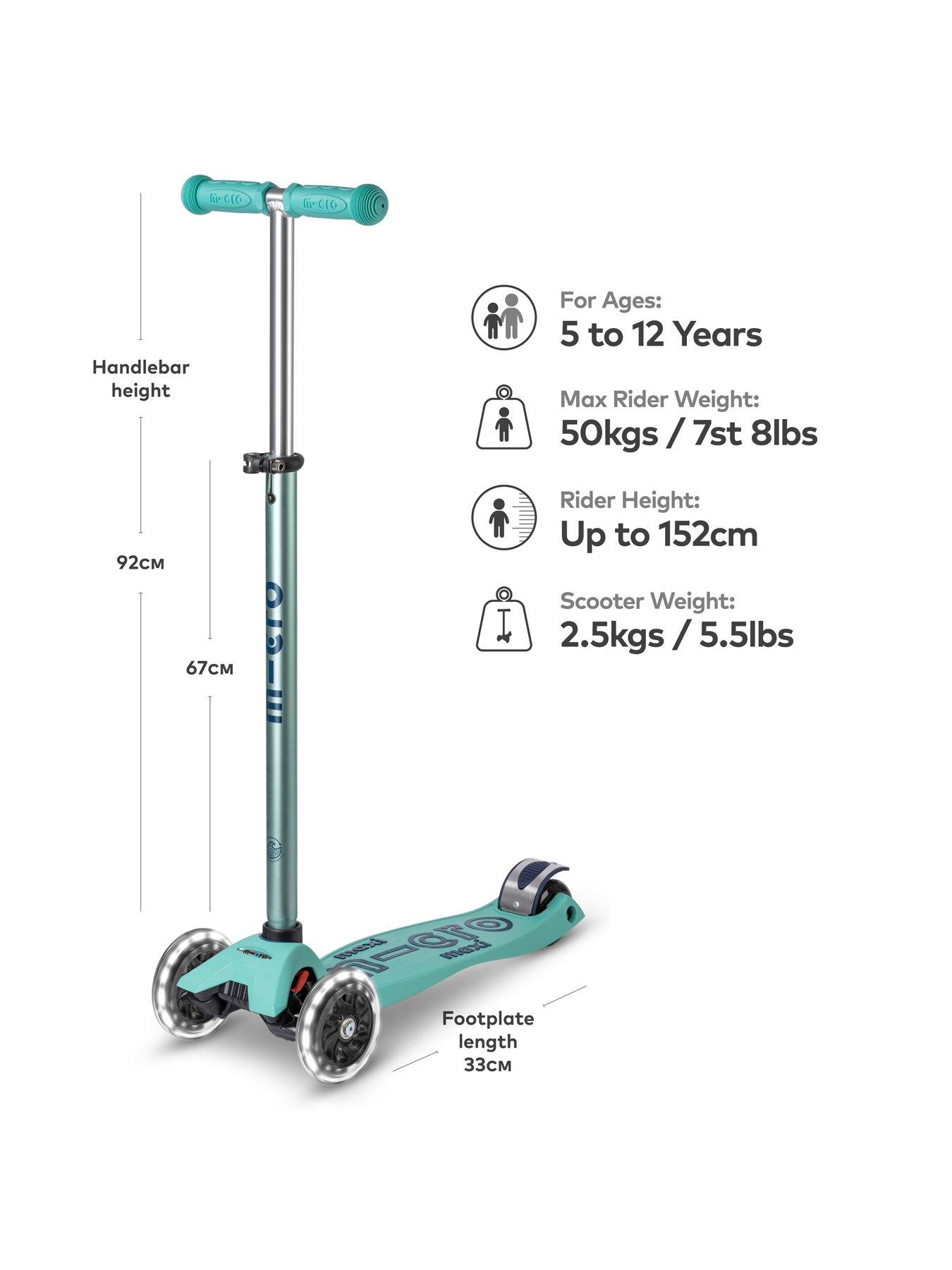 Maxi rider outlet weight limit