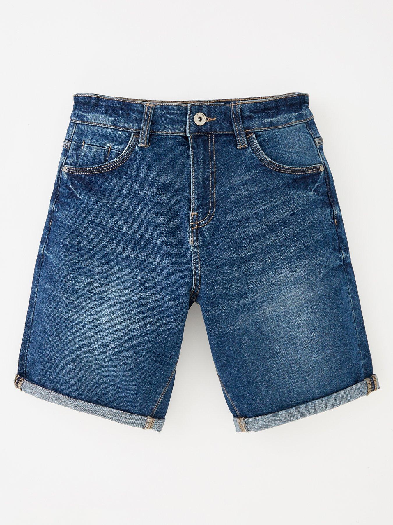 Kids distressed shorts cheap