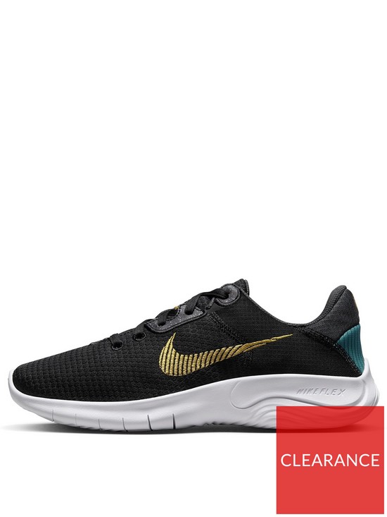 front image of nike-flex-experience-11-blackgold