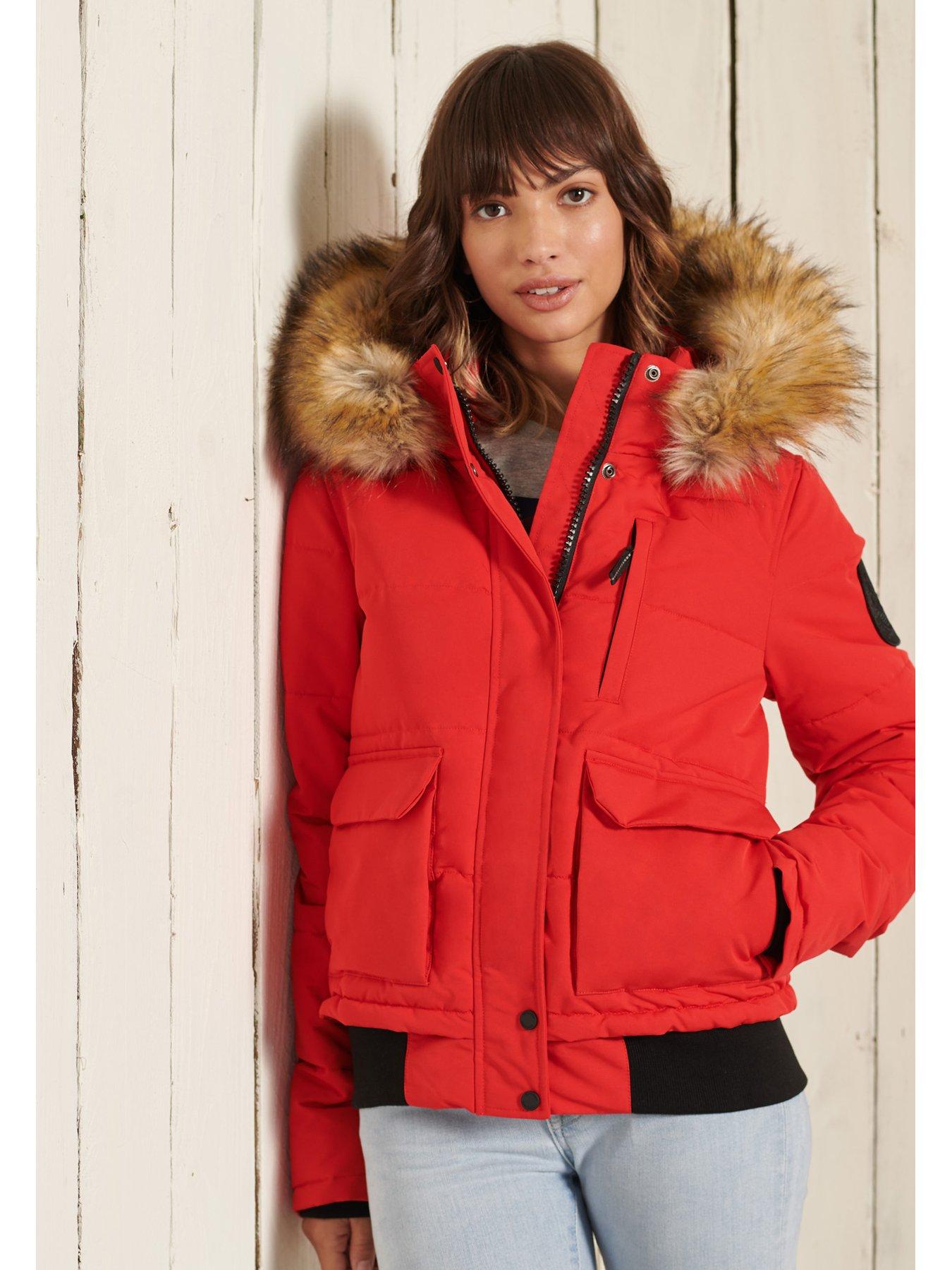 Superdry Everest Bomber Jacket - Red