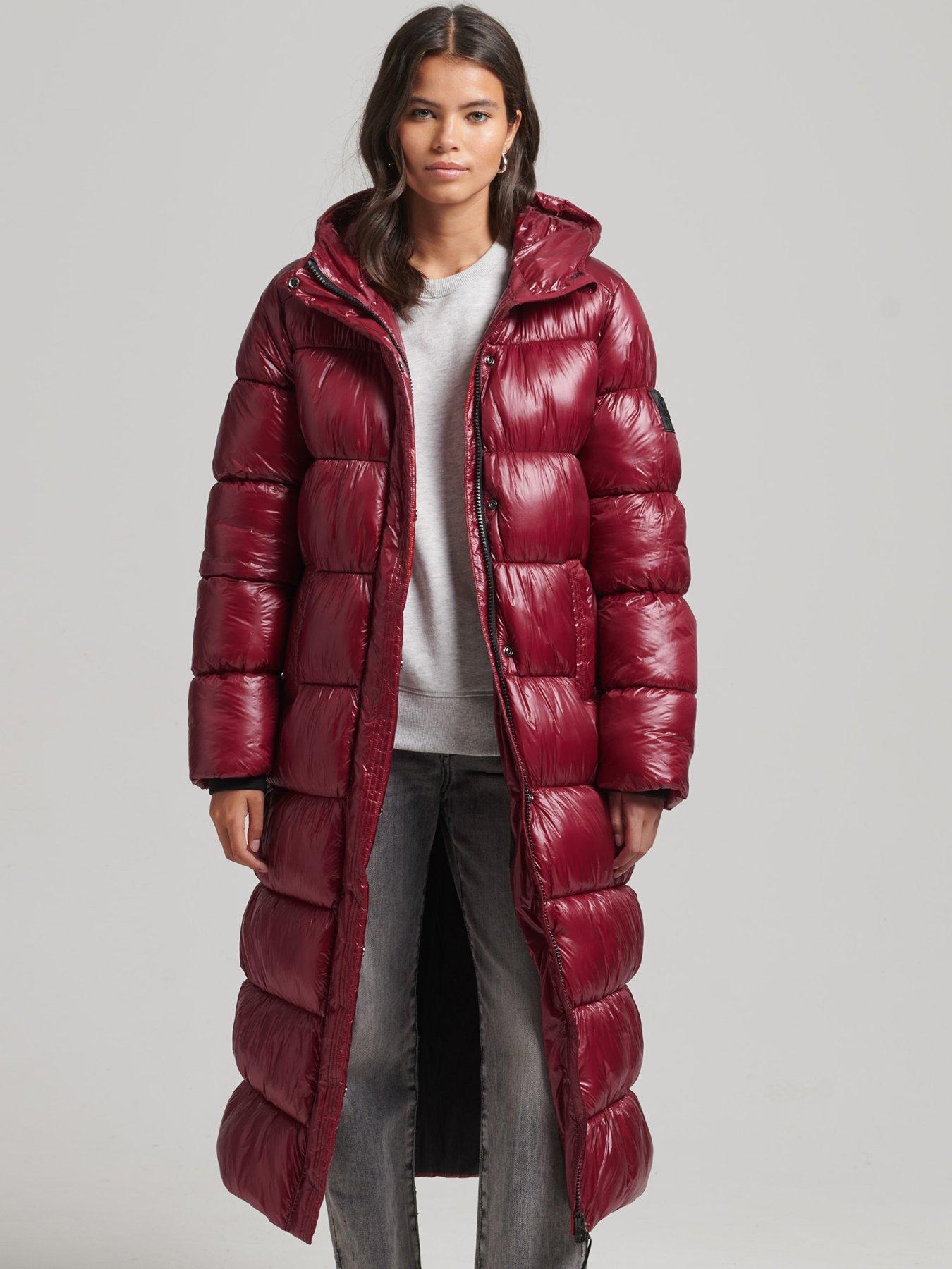 Code Expedition Longline Padded Jacket Red