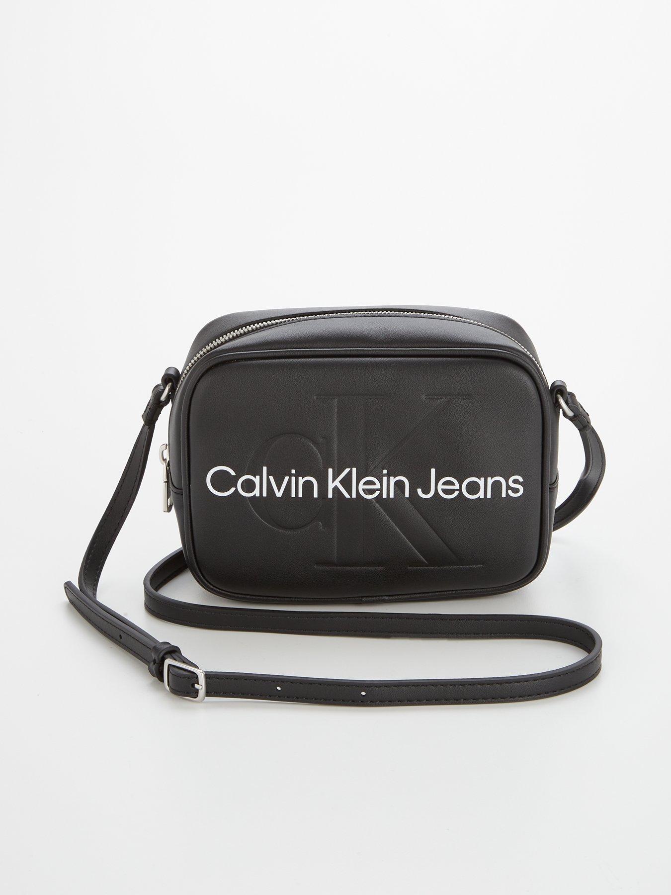 Calvin Klein Jeans Camera Crossbody Bag - Black | very.co.uk