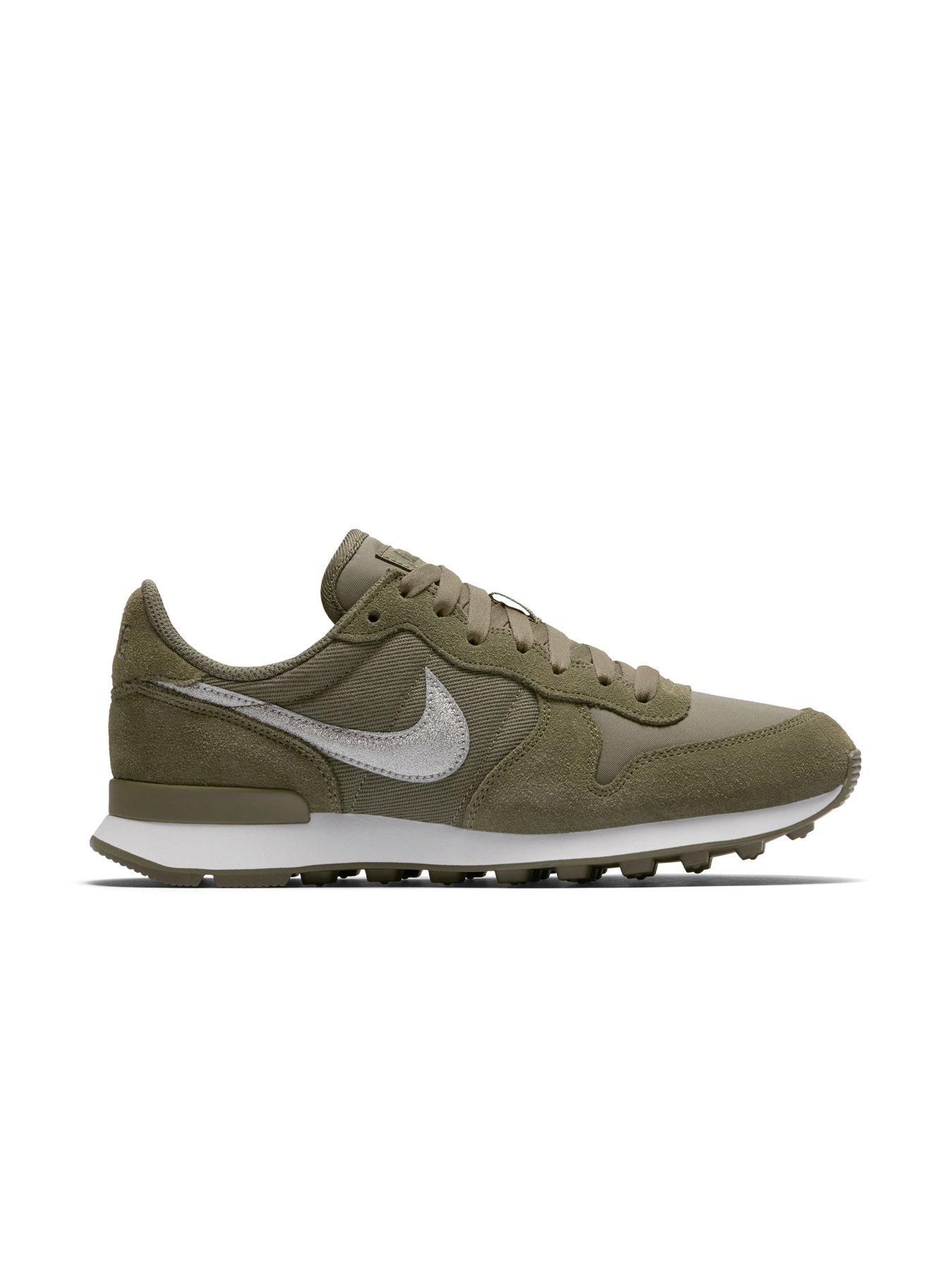 Nike internationalist white green best sale