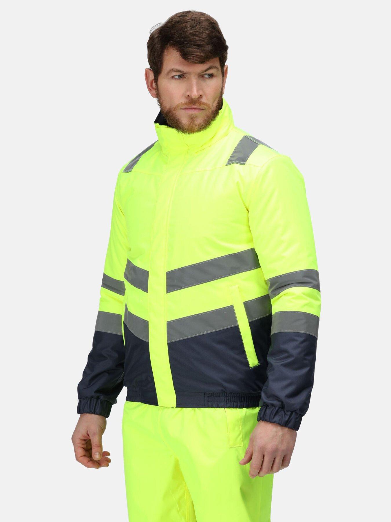 regatta-professional-workwear-hi-vis-bomber-jacket-yellow
