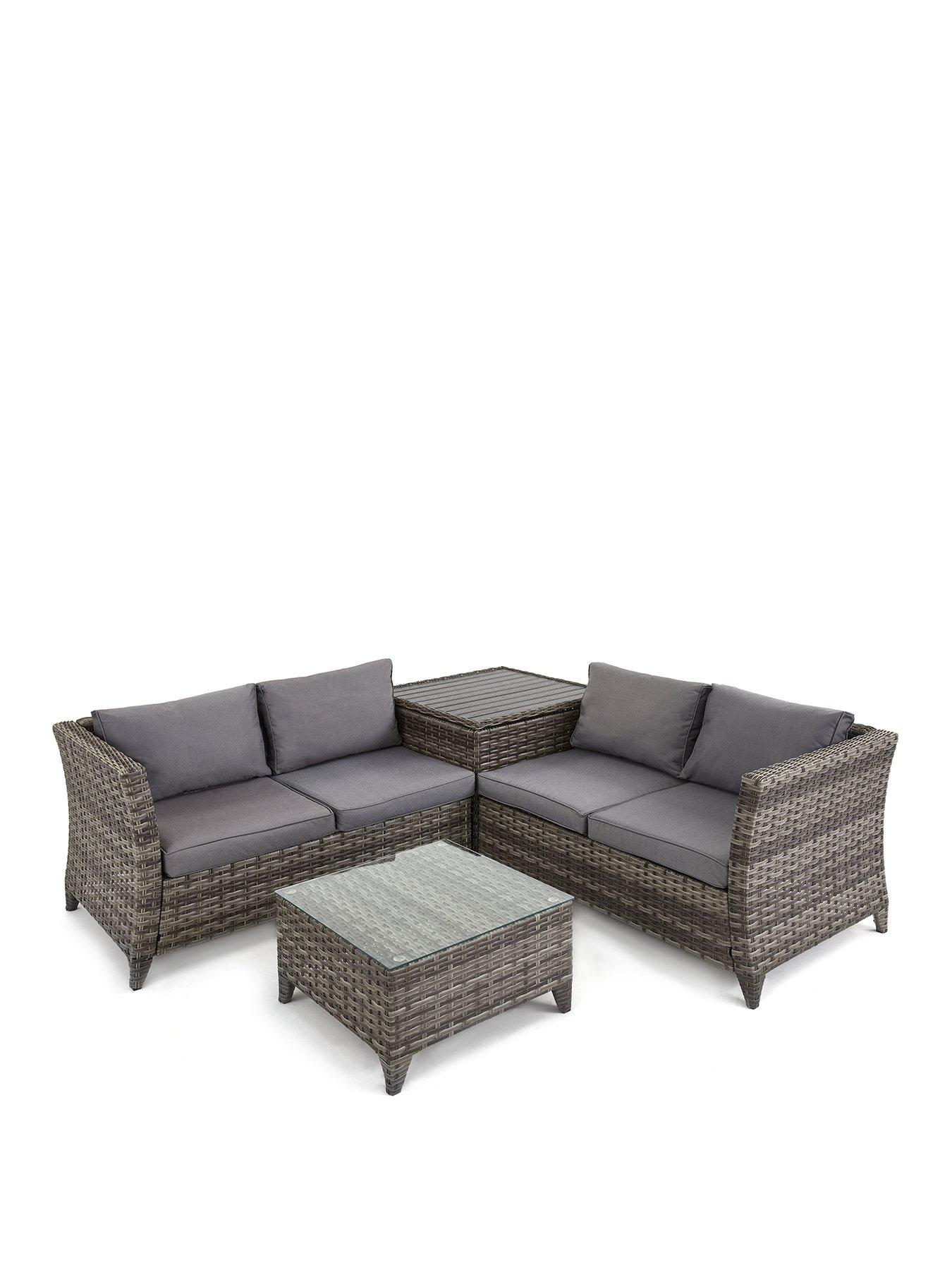 Aruba 4 Seater Rattan Corner Set