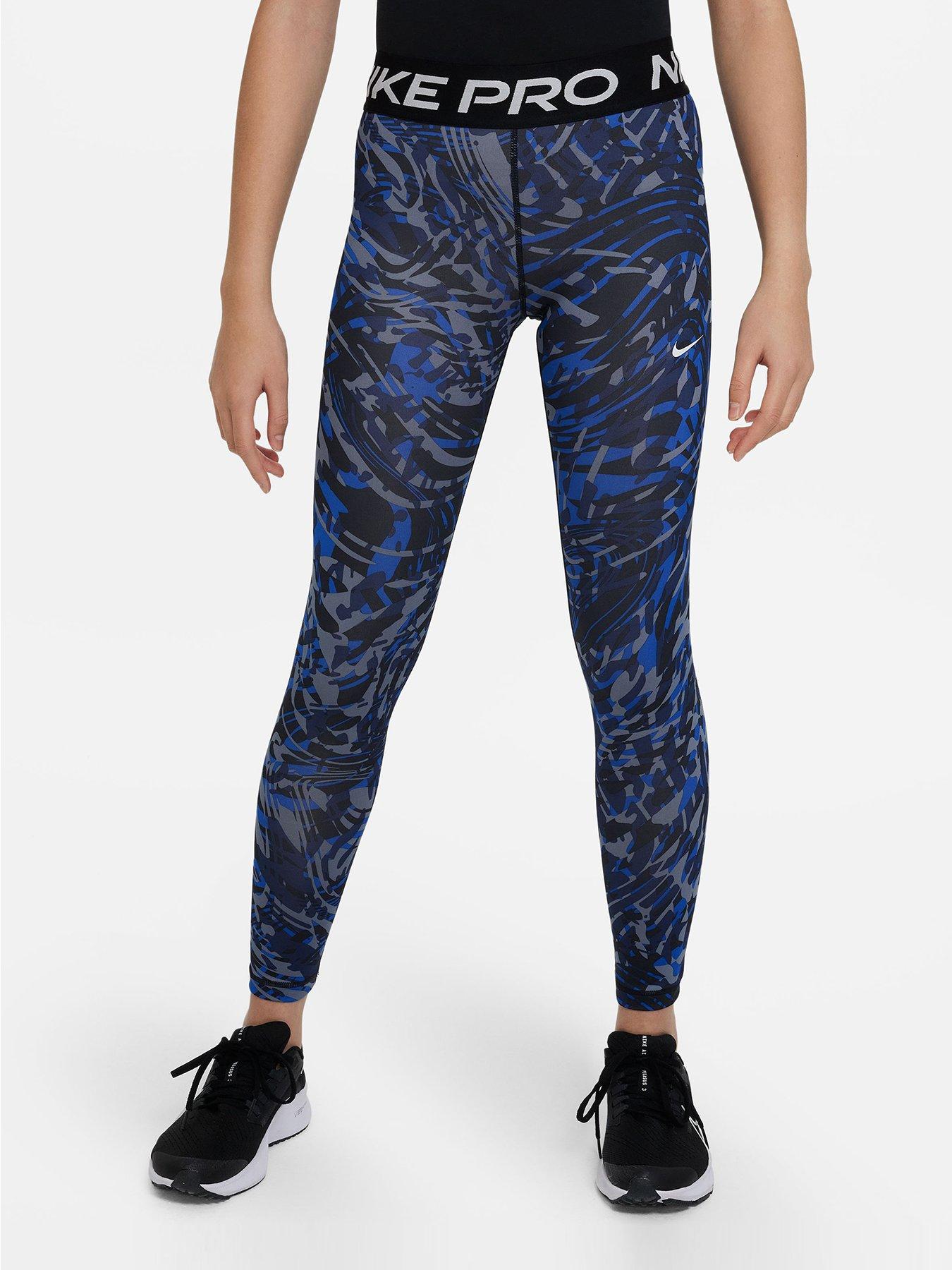 Older Girls Nike Pro Legging - Blue