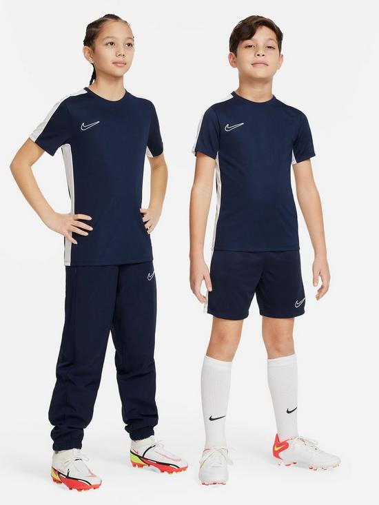 stillFront image of nike-junior-academy-23-dry-t-shirt-navy