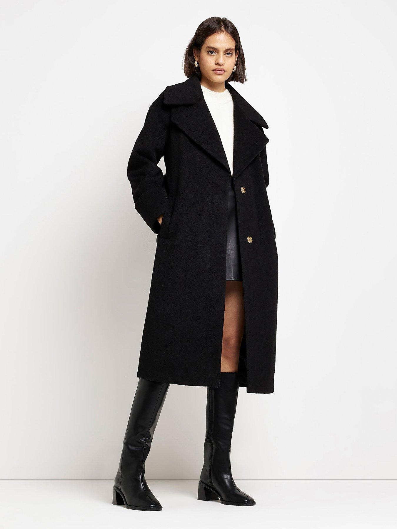 Black robe shop coat