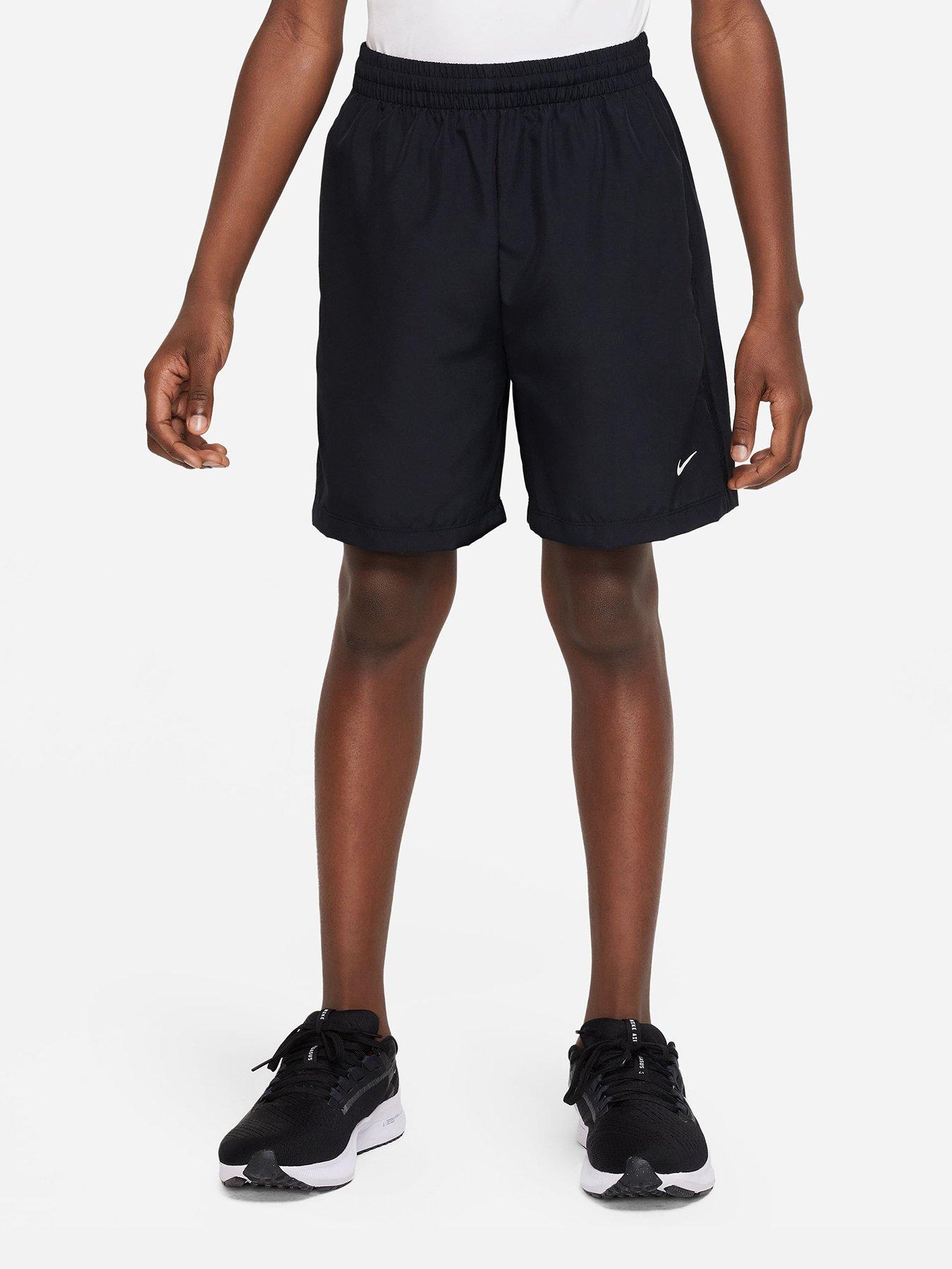 Older Boys Dri fit Woven Multi Shorts Black