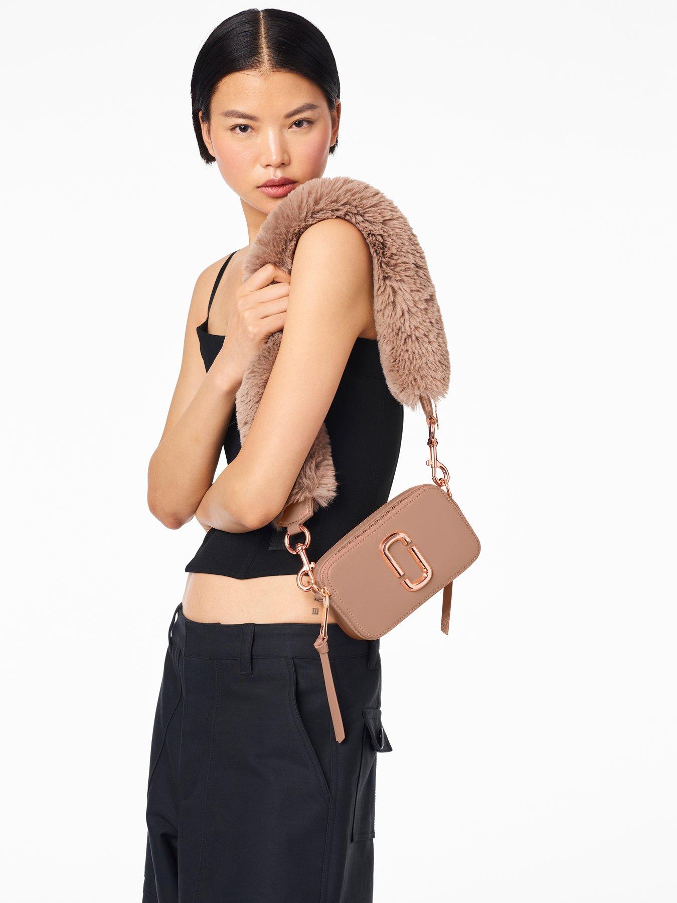 Marc Jacobs, Bags, Rosegold Marc Jacobs Snapshot Leather Crossbody