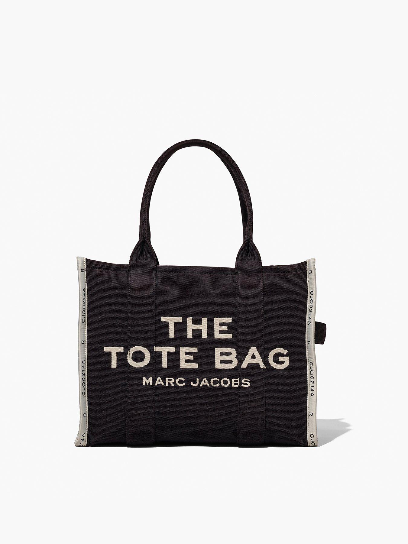 MARC JACOBS The Jacquard Large Tote Bag - Black | Very.co.uk