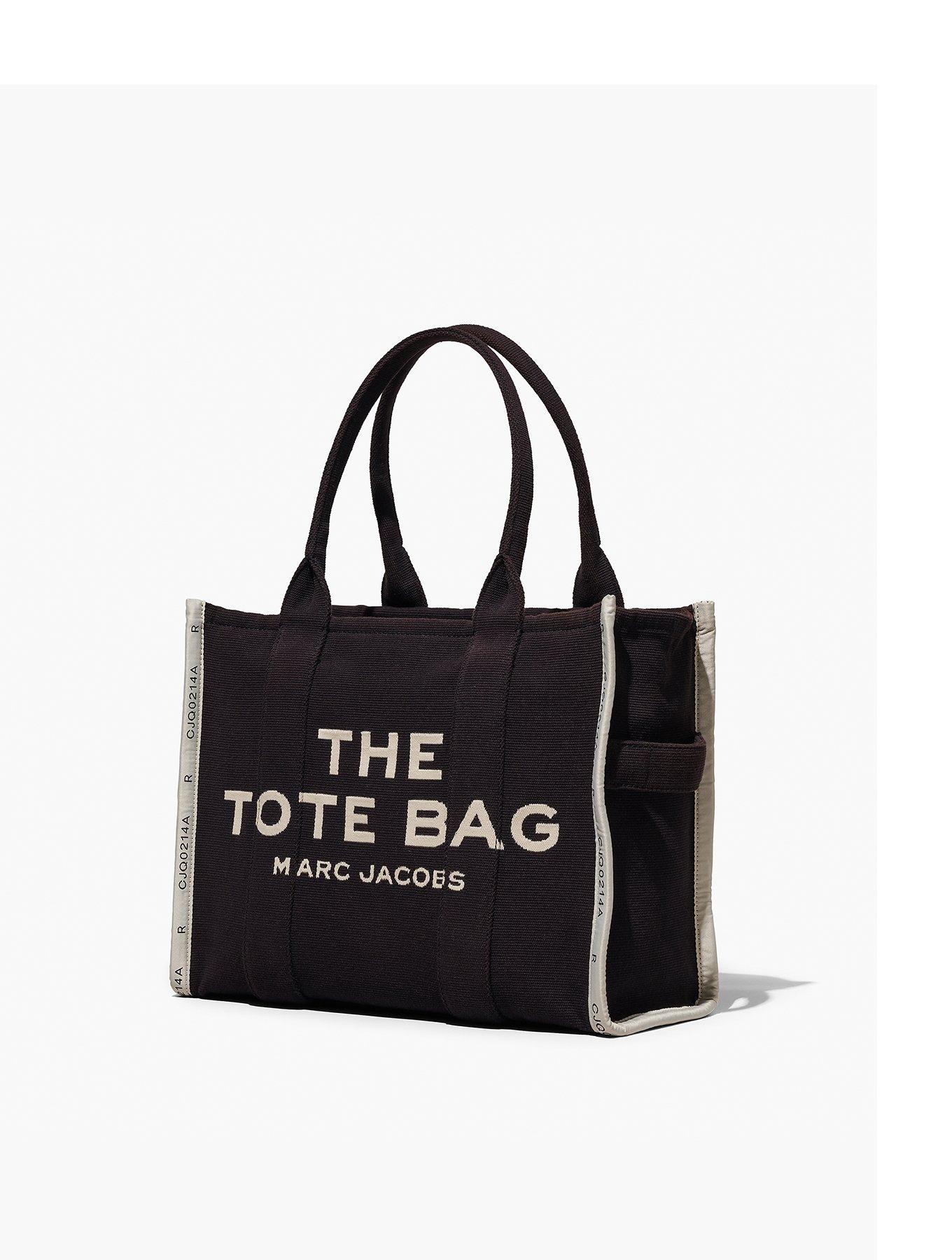 MARC JACOBS The Jacquard Large Tote Bag - Black | Very.co.uk