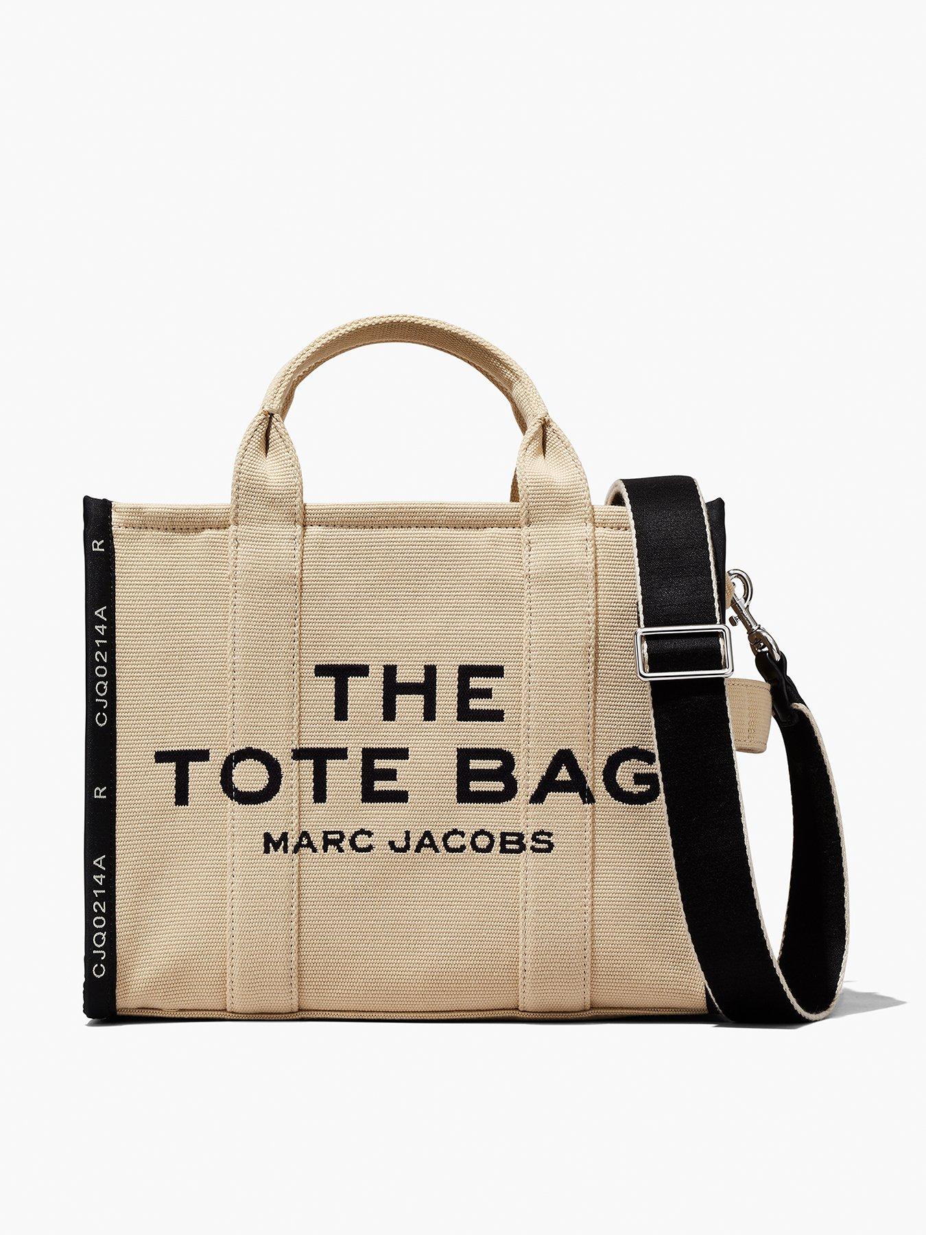 MARC JACOBS The Jacquard Medium Canvas Tote Bag - Warm Sand | very.co.uk