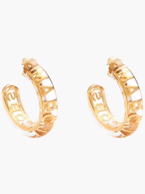 marc-jacobs-the-logo-hoops-cleargold